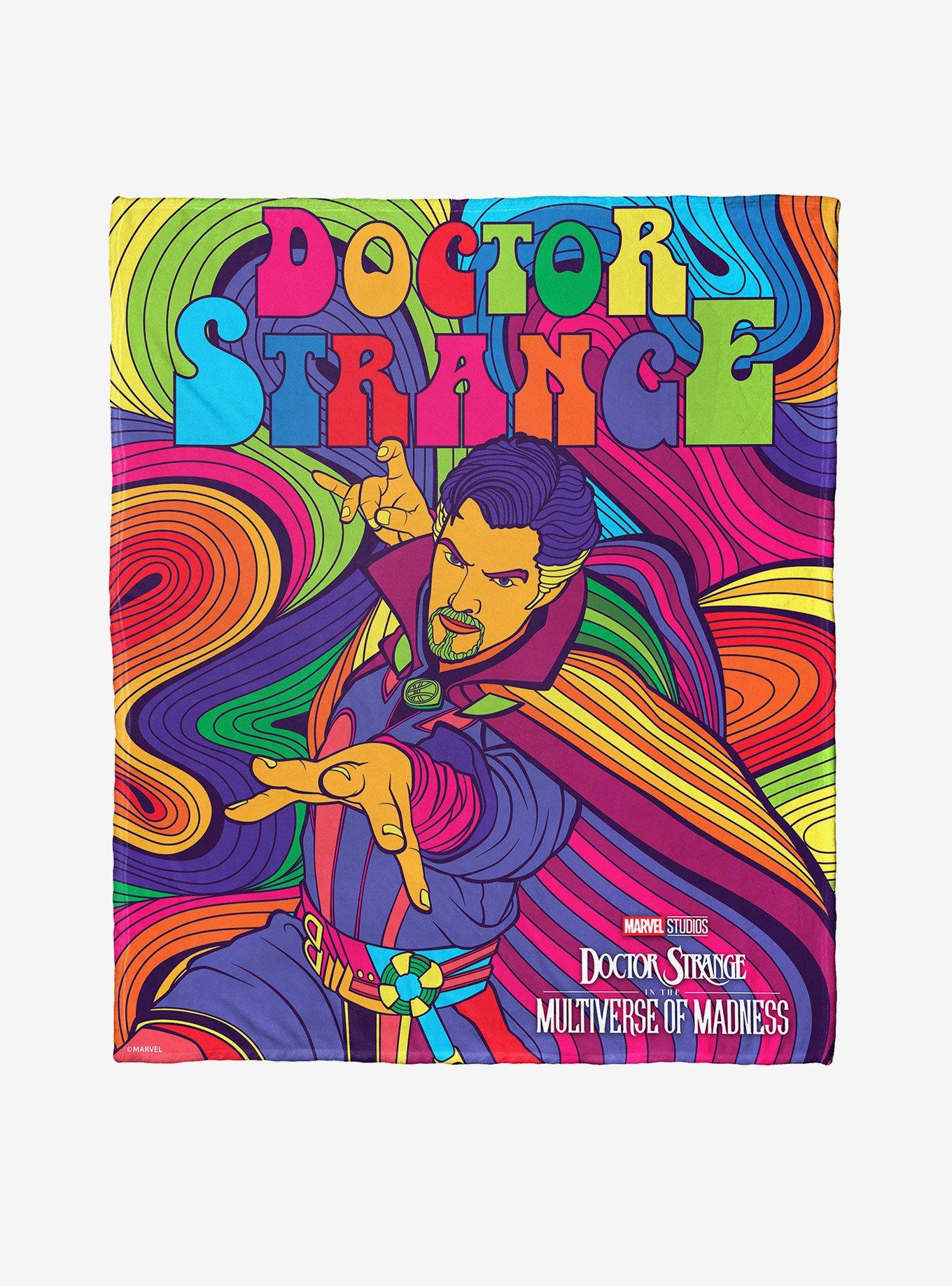 Marvel Dr. Strange Psychedelic Strange Silk Touch Throw Blanket, , hi-res