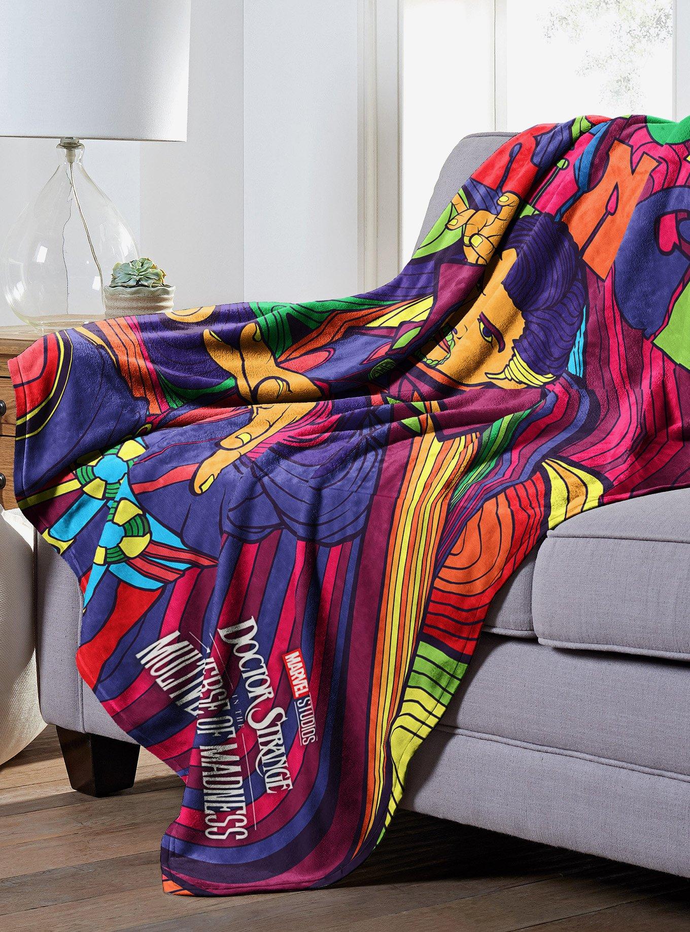 Marvel Dr. Strange Psychedelic Strange Silk Touch Throw Blanket, , alternate