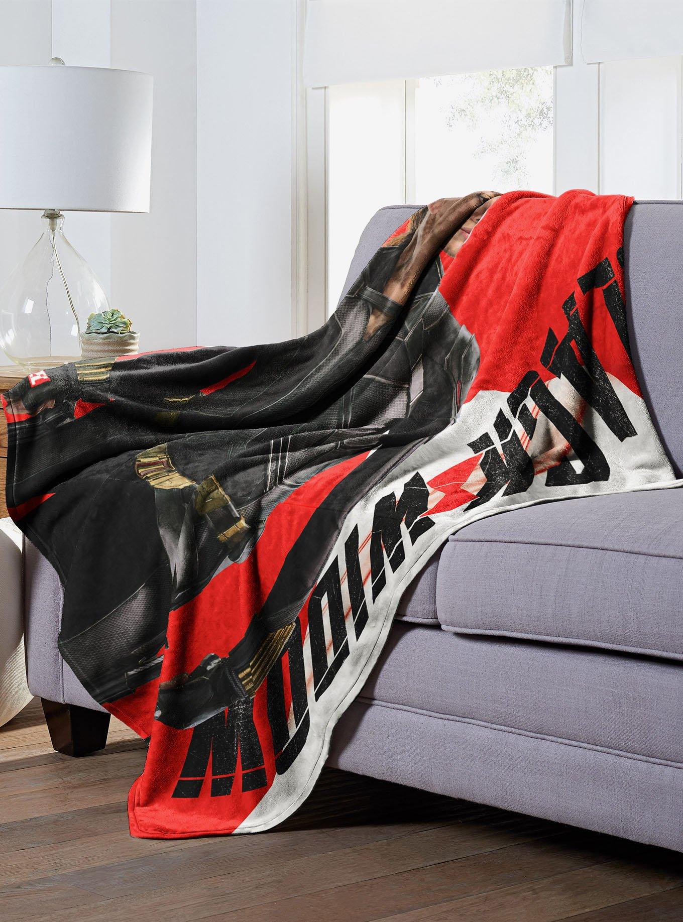 Marvel Black Widow Spy Game Silk Touch Throw Blanket, , alternate