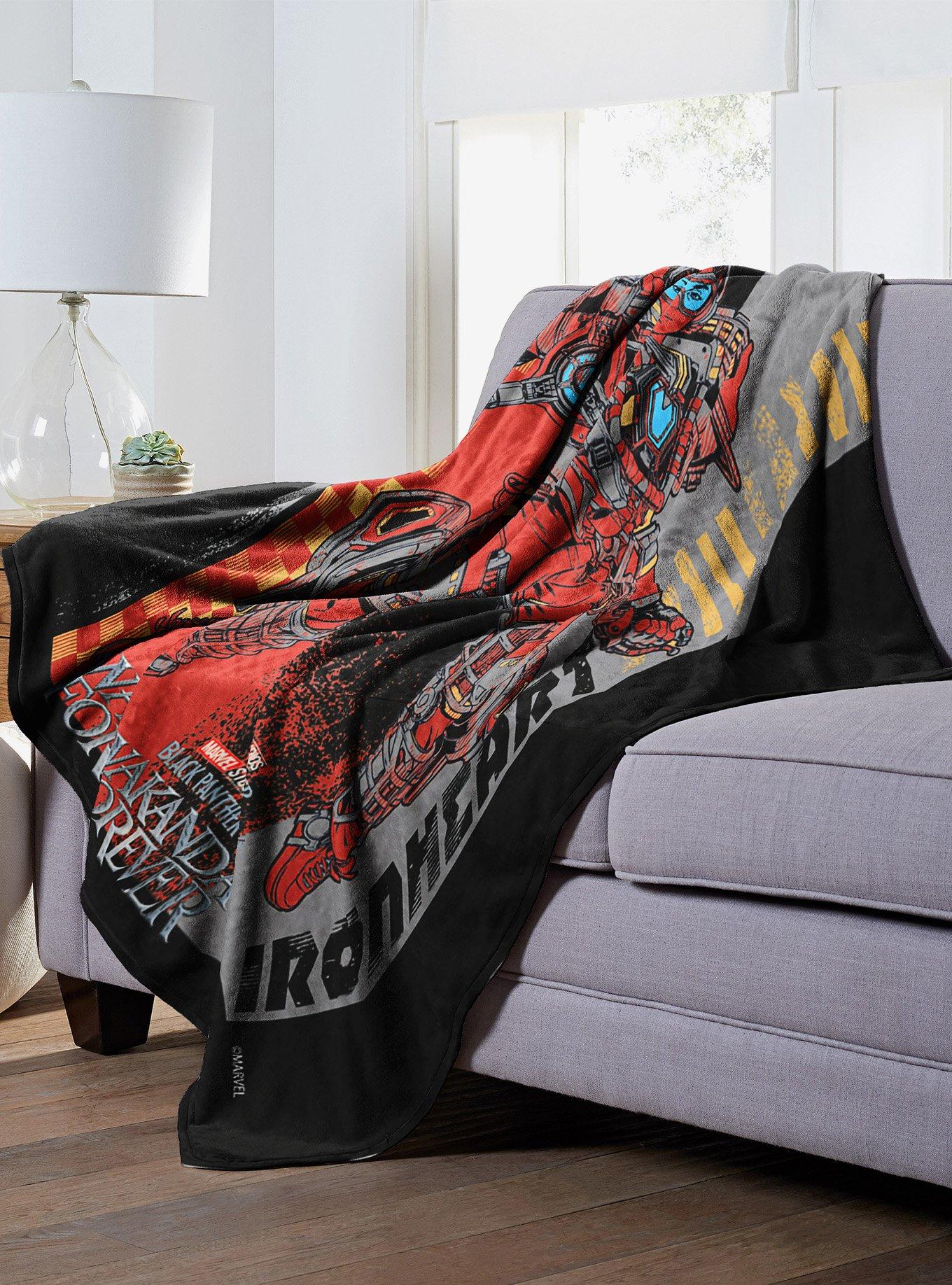 Marvel Black Panther Ironheart Silk Touch Throw Blanket, , alternate