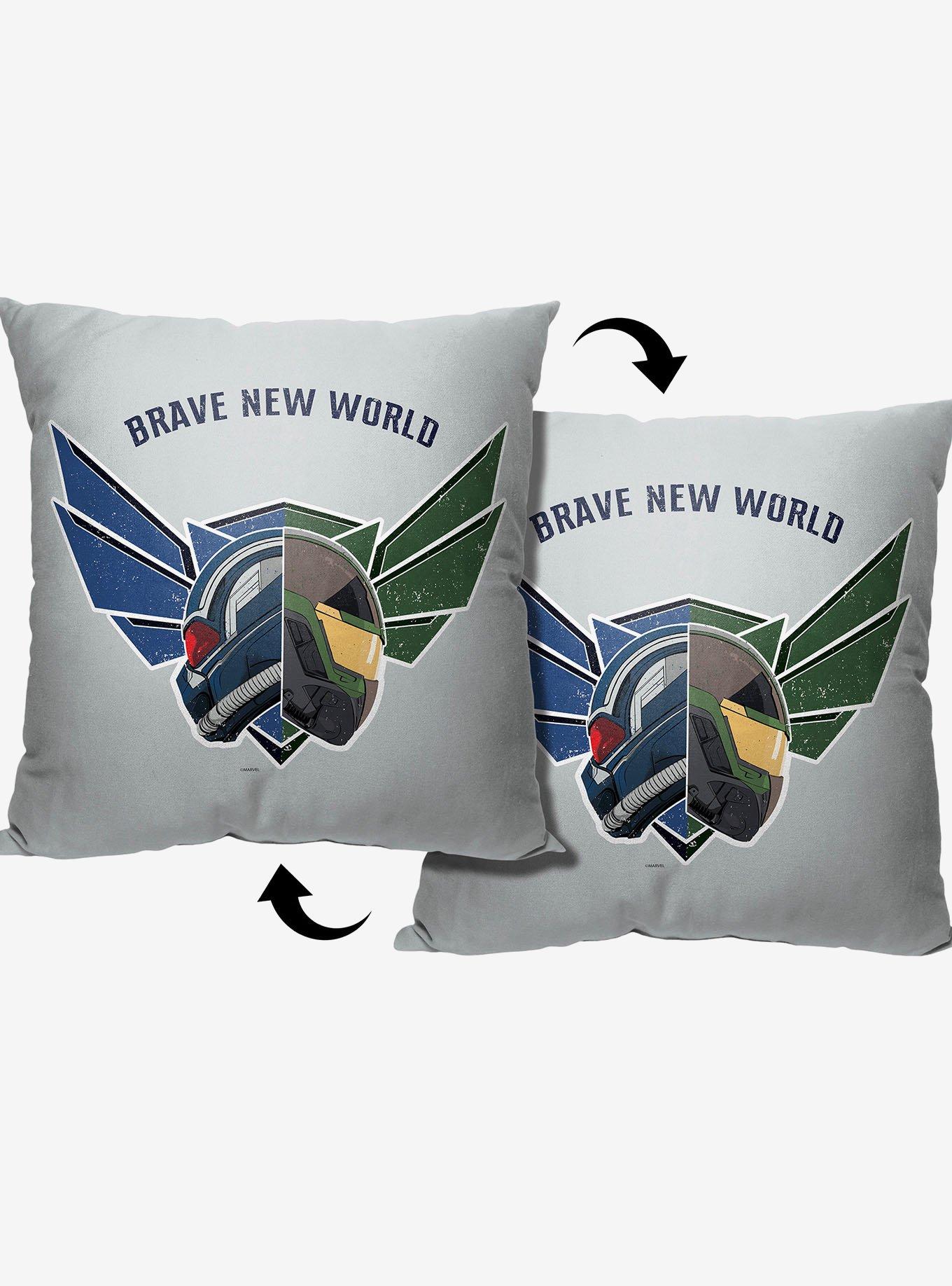 Marvel Captain America Brave New World Printed Throw Pillow, , alternate