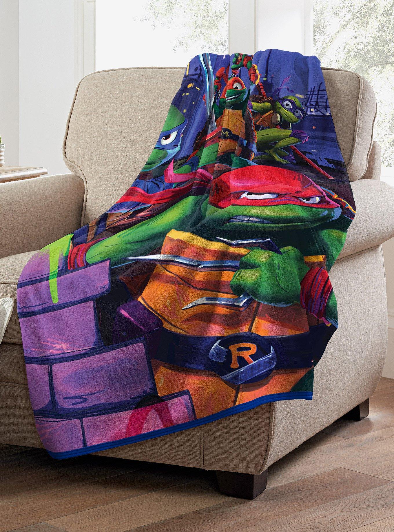 Teenage Mutant Ninja Turtles Mayhem Rules Micro Raschel Throw, , hi-res