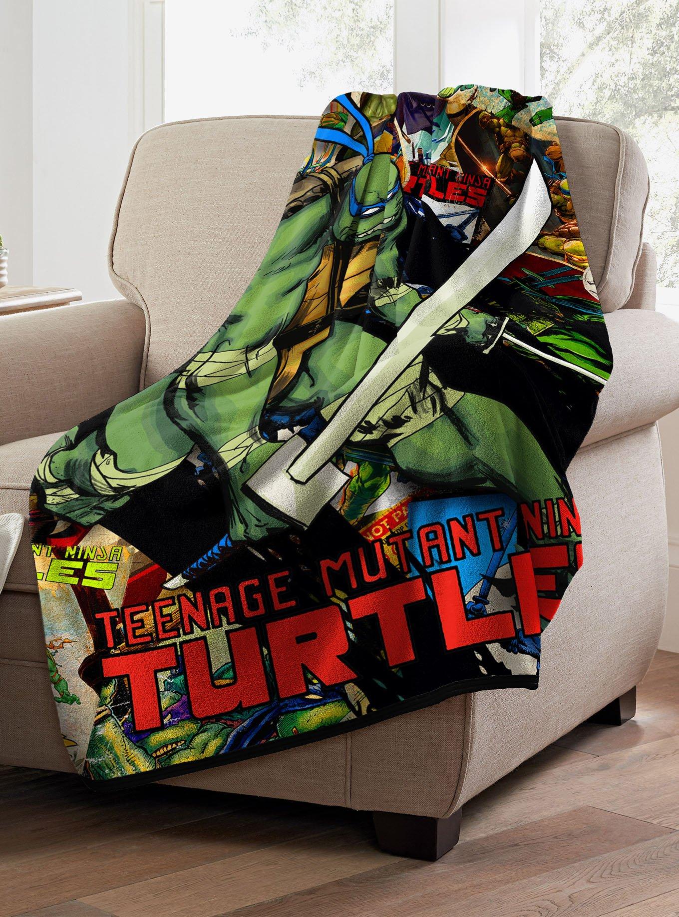 Teenage Mutant Ninja Turtles Leader Leo Micro Raschel Throw, , alternate