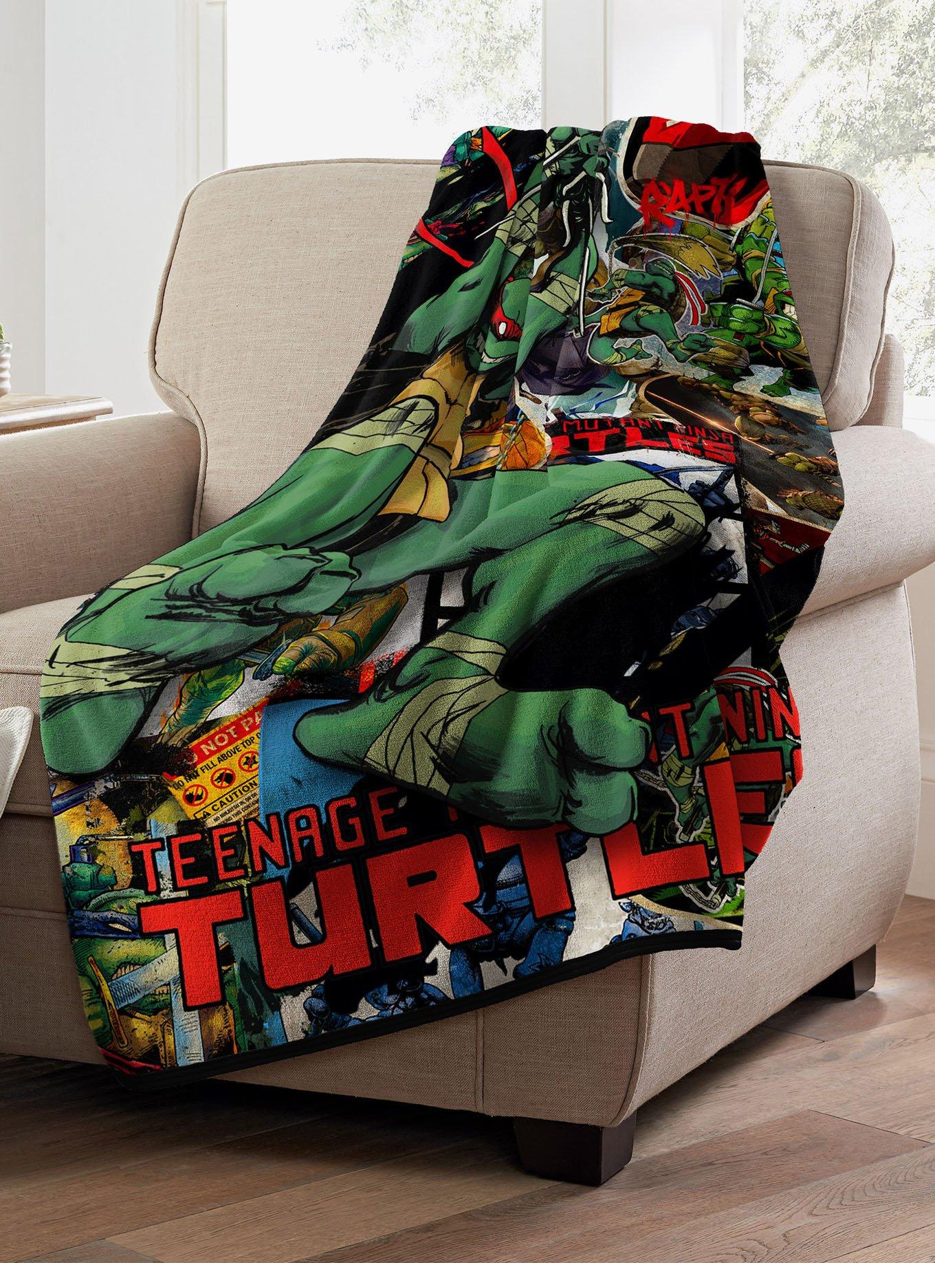 Teenage Mutant Ninja Turtles Raph Attack Micro Raschel Throw, , alternate