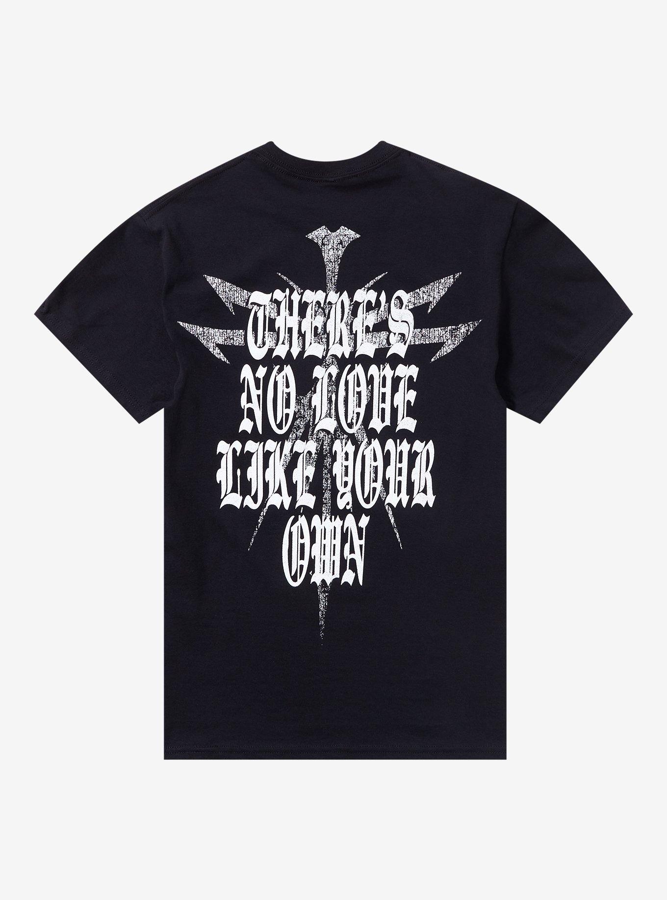 Bring Me The Horizon Anime Members Boyfriend Fit Girls T-Shirt, BLACK, alternate