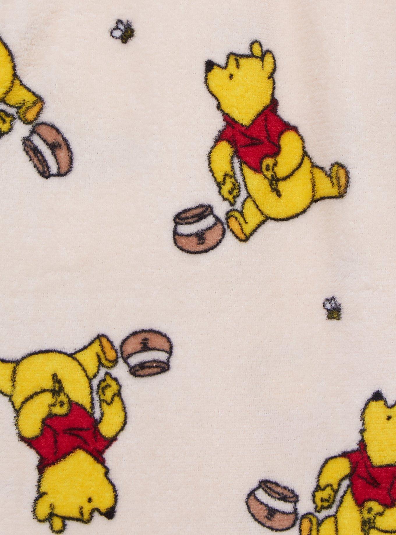 Disney Winnie the Pooh Hunny Pooh Bear Plush Allover Print Plus Size Sleep Pants - BoxLunch Exclusive, OATMEAL, alternate