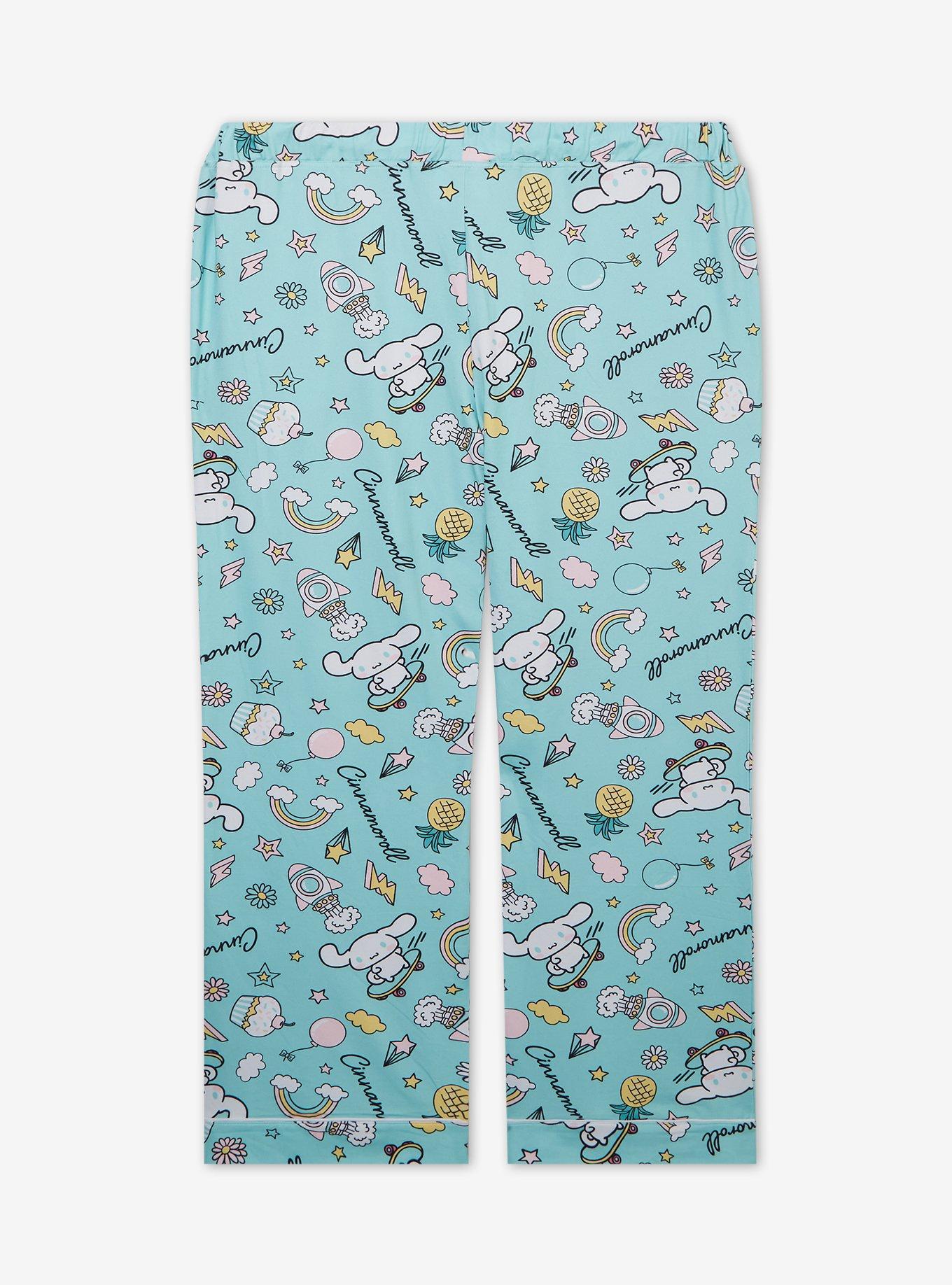 Sanrio Cinnamoroll Allover Print Women's Plus Size Sleep Pants - BoxLunch Exclusive, , hi-res