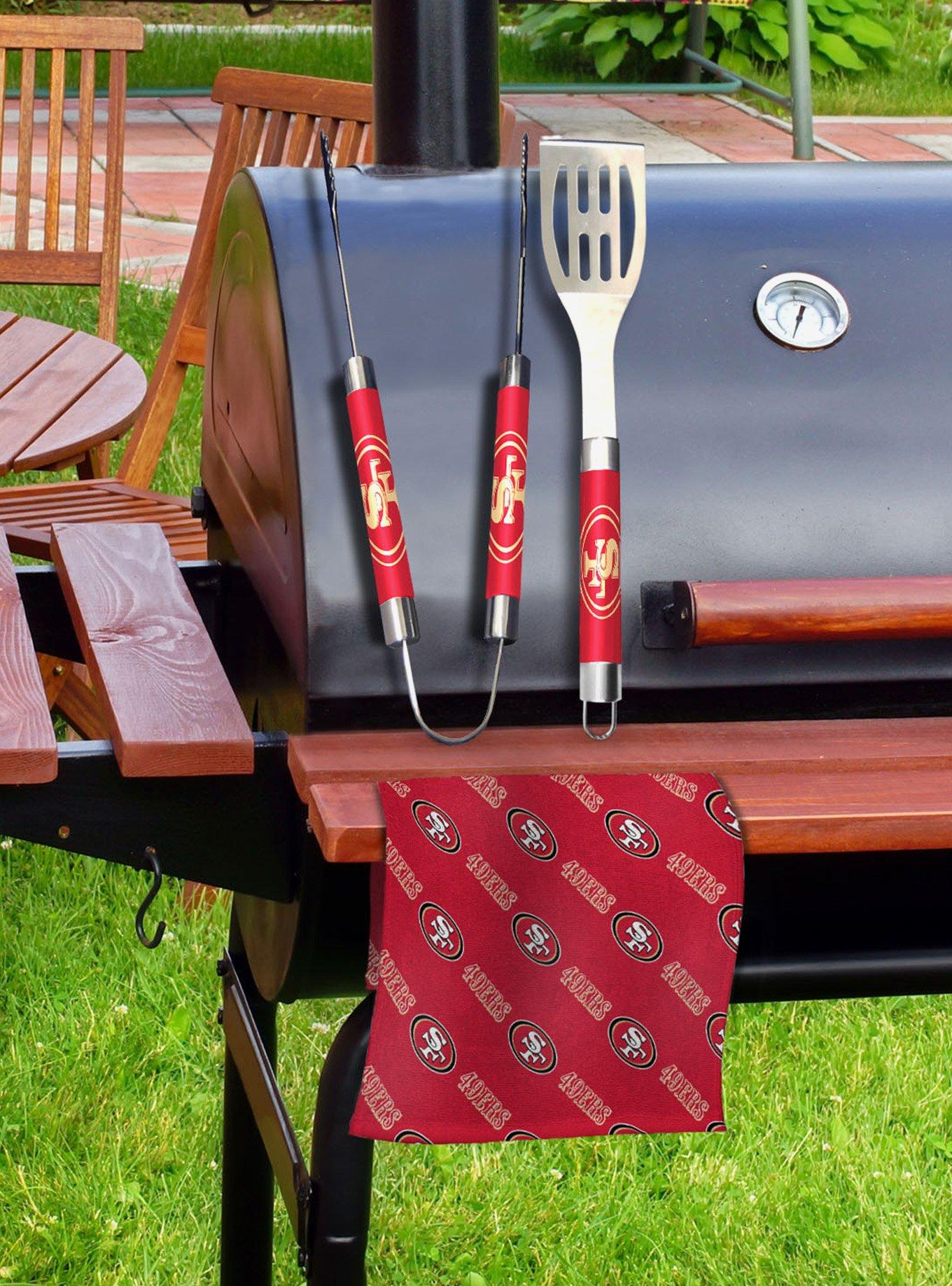 NFL 49ers BBQ Grill Utensil Set, , hi-res