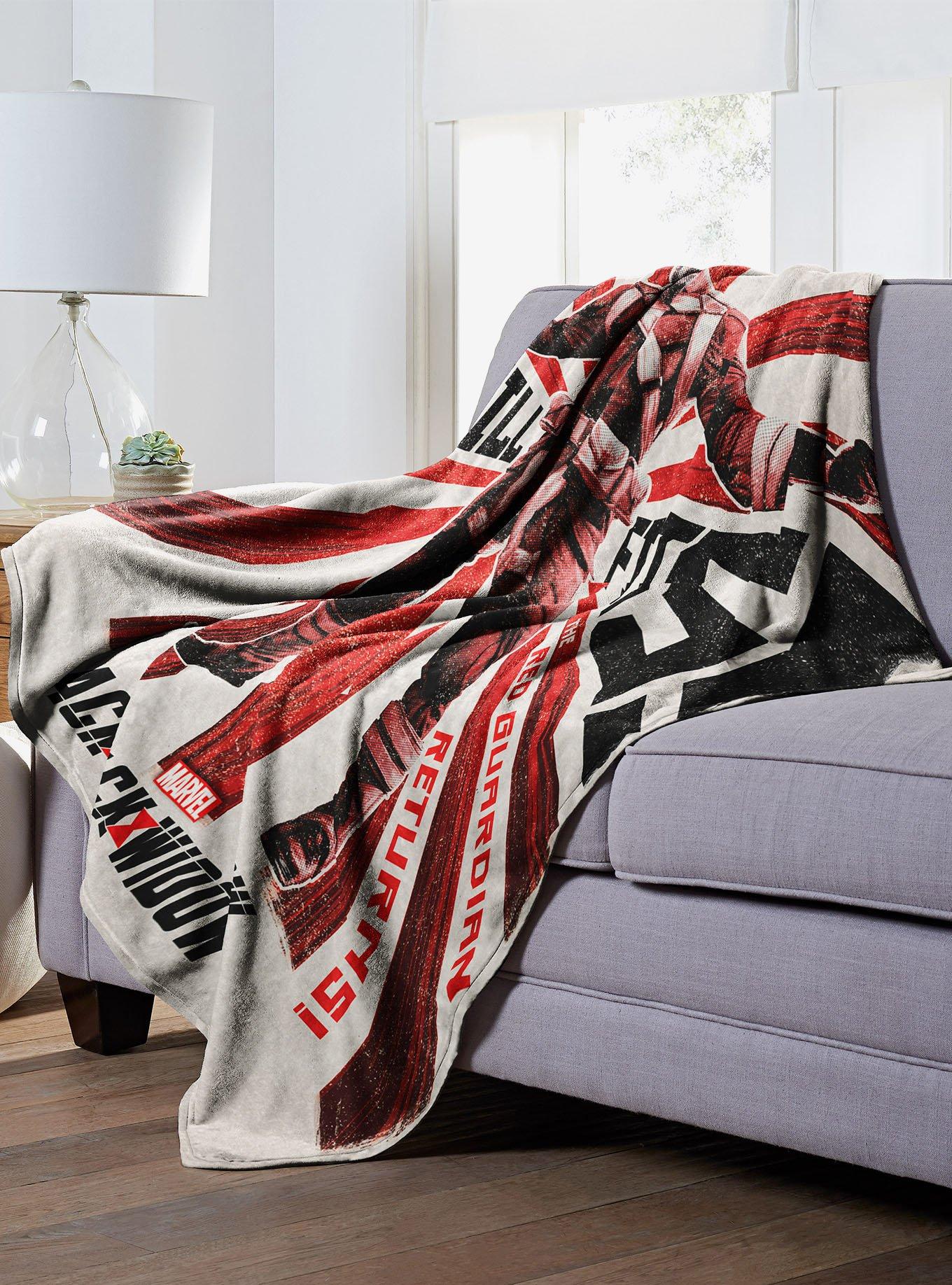 Marvel Black Widow Still Fits Silk Touch Throw Blanket, , hi-res