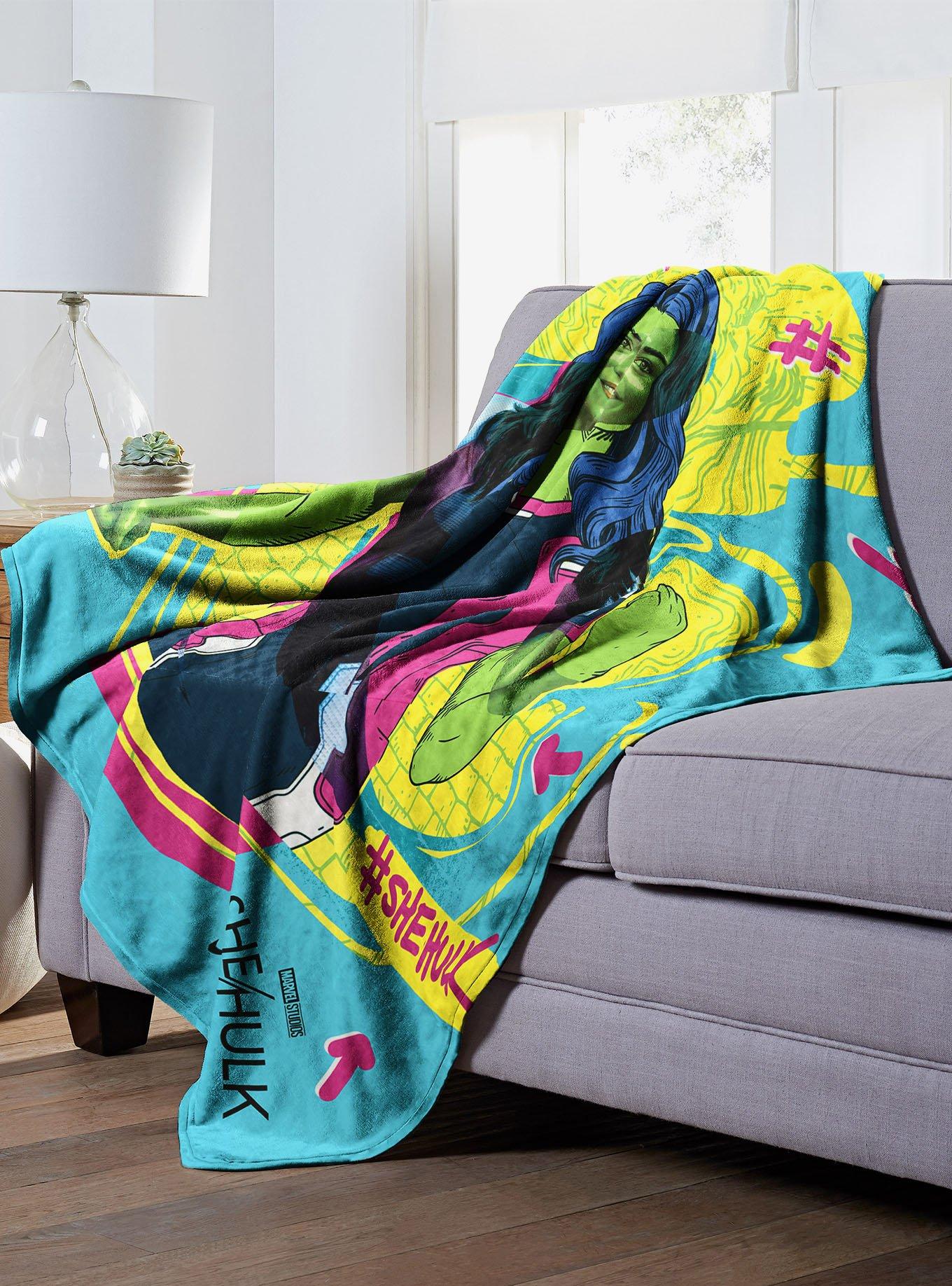 Marvel She Hulk Pure She Hulk Silk Touch Throw Blanket, , hi-res