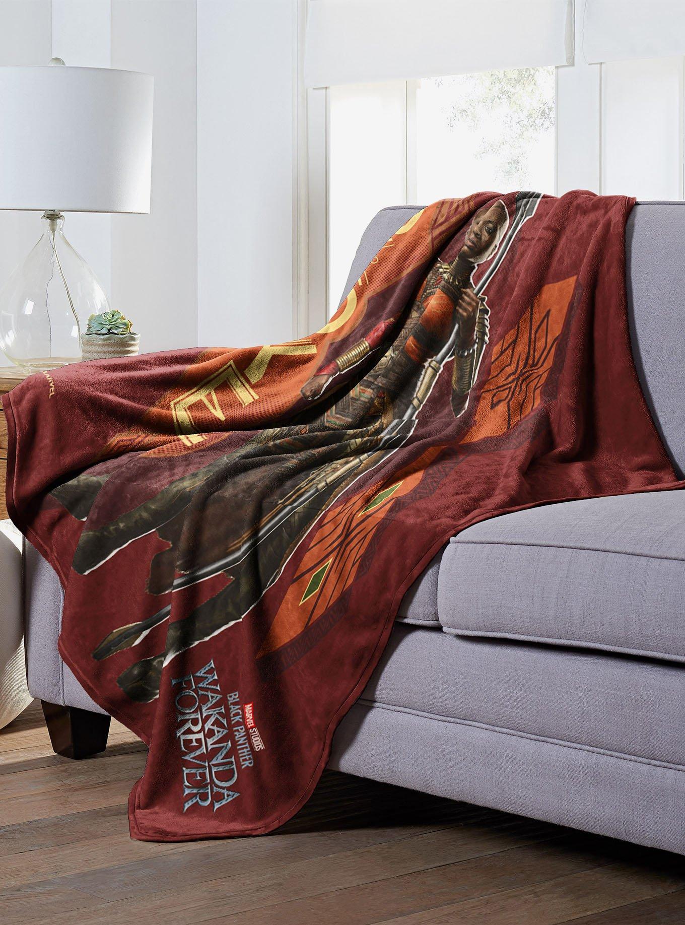 Marvel Black Panther Blanket Okoye Silk Touch Throw, , hi-res