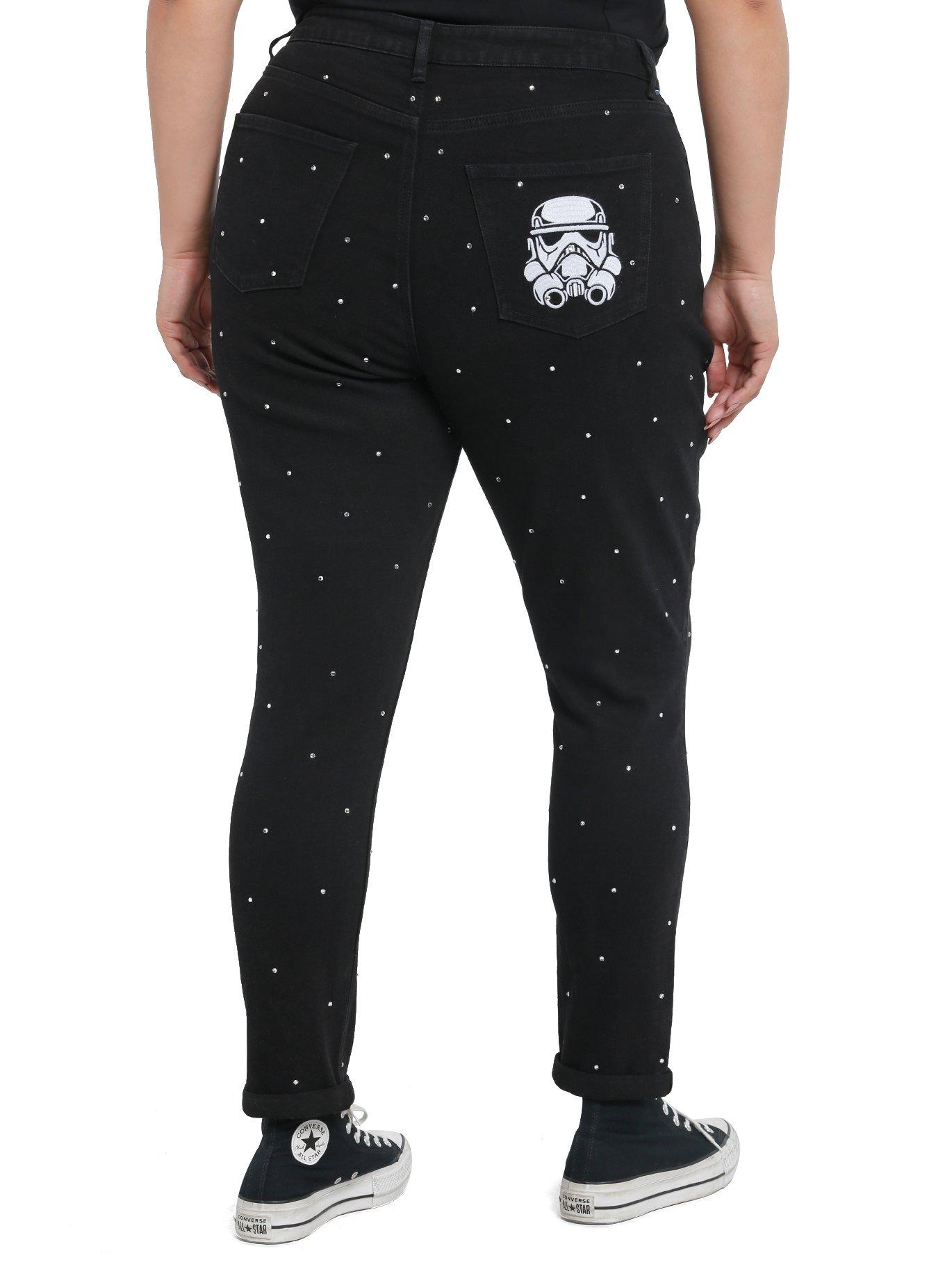 Her Universe Star Wars Darth Vader Mom Jeans Plus Size Her Universe Exclusive, MULTI, alternate