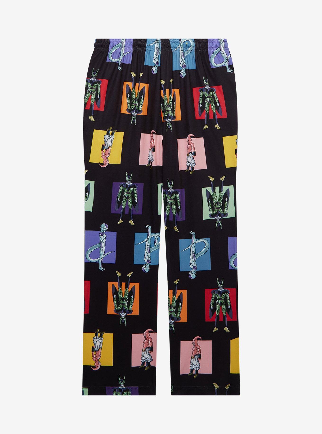 Dragon Ball Z Villains Allover Print Sleep Pants — BoxLunch Exclusive, , hi-res