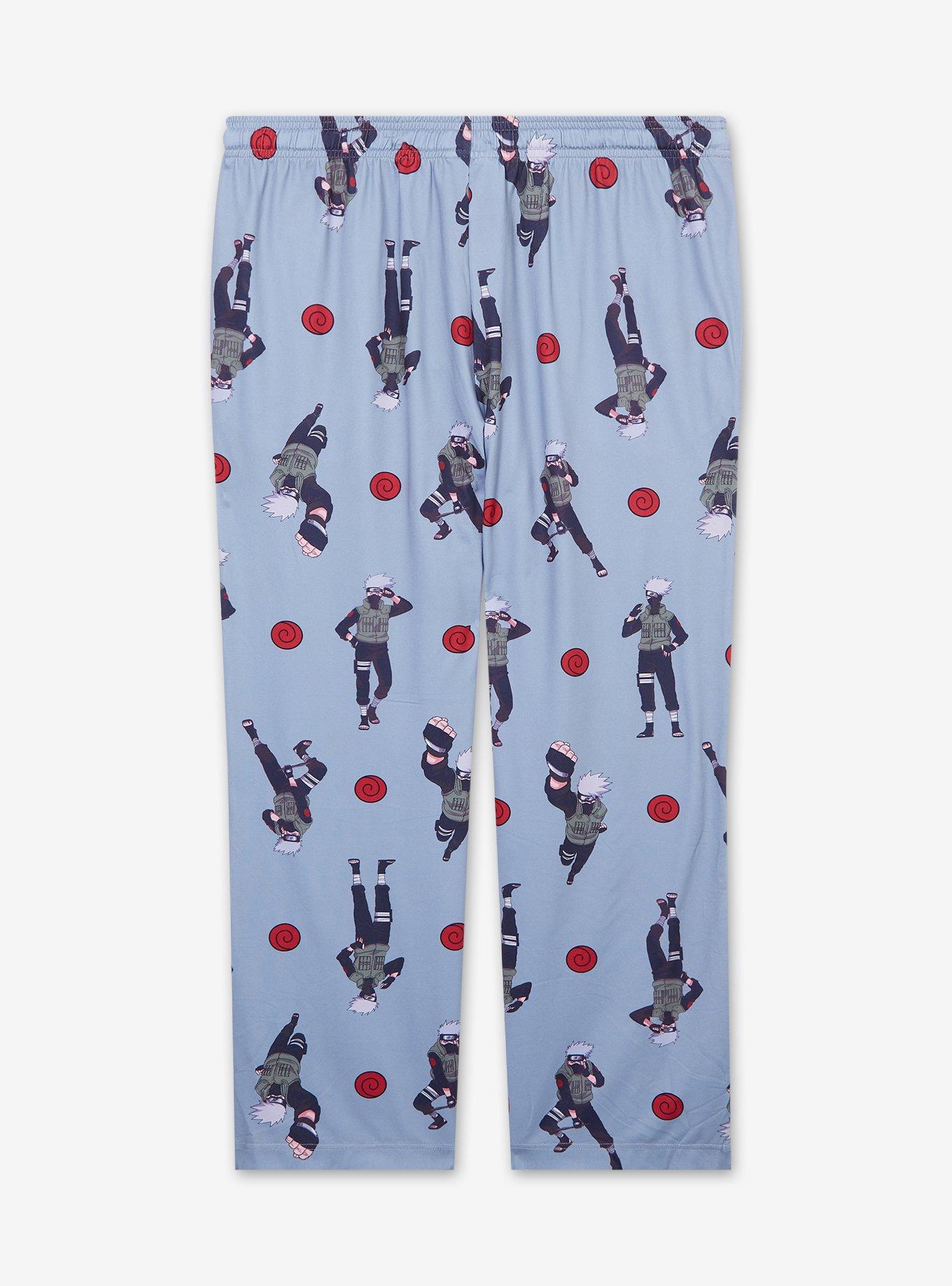 Naruto Shippuden Kakashi Hatake Allover Print Women's Plus Sleep Pants - BoxLunch Exclusive