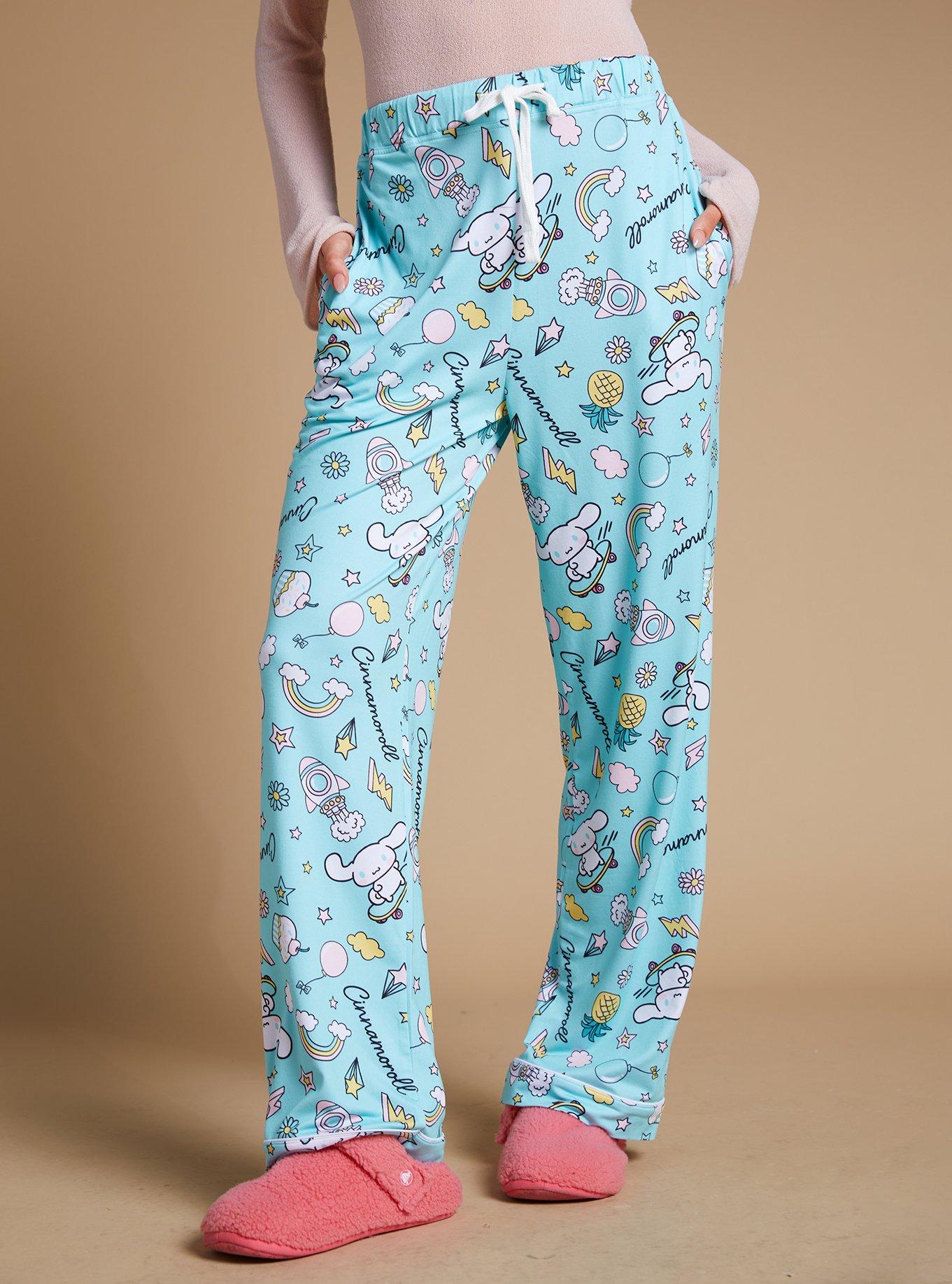 Sanrio Cinnamoroll Allover Print Women's Sleep Pants — BoxLunch Exclusive, , hi-res