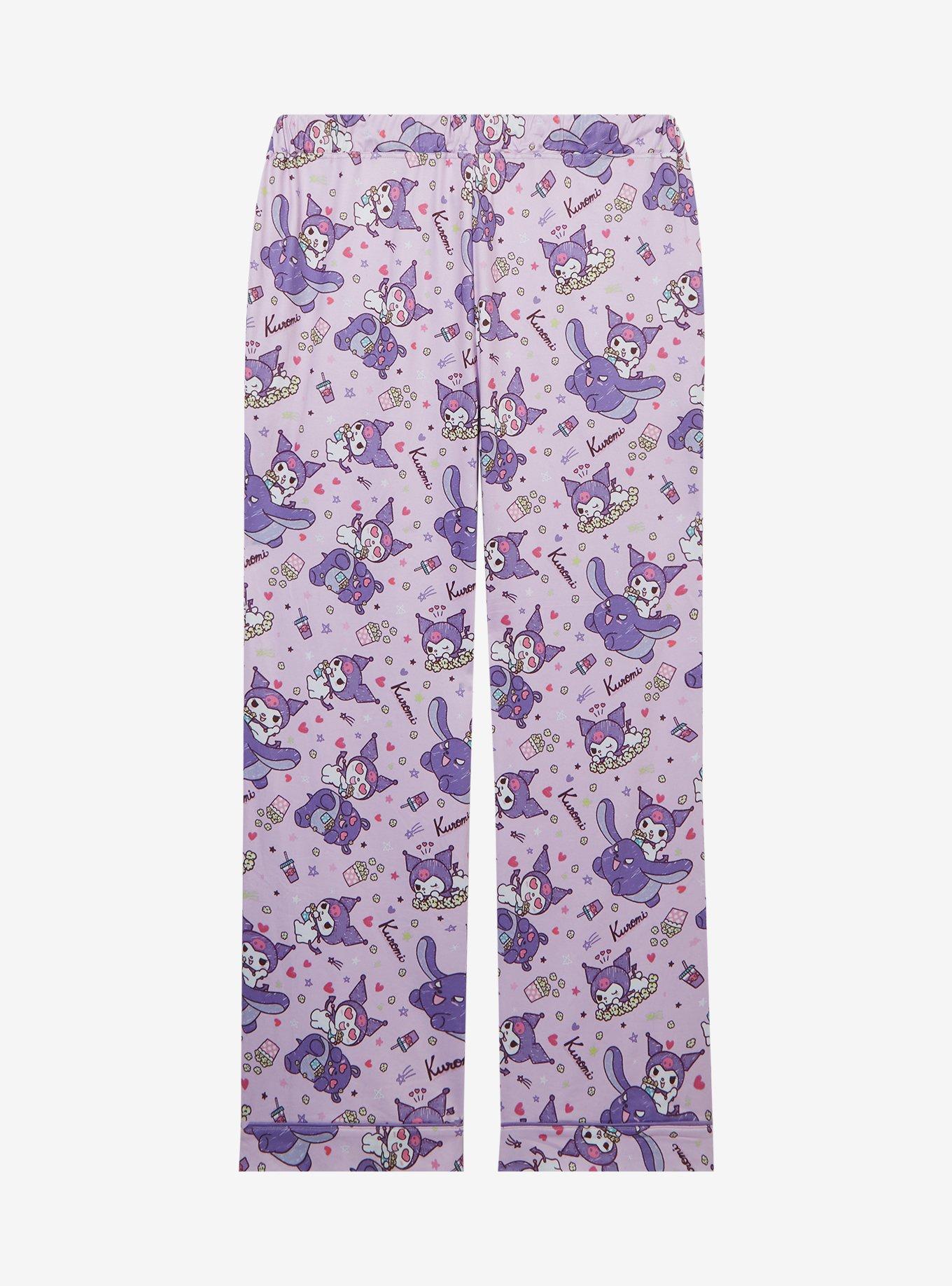 Sanrio Kuromi Sleepover Women's Sleep Pants — BoxLunch Exclusive, LAVENDER, alternate