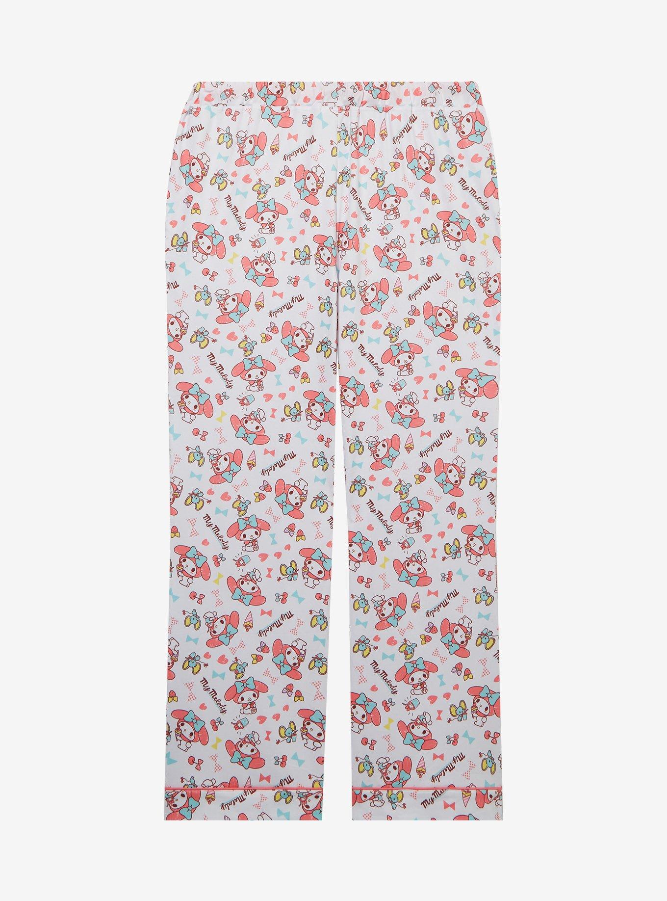 Sanrio My Melody Allover Print Women's Sleep Pants &mdash; BoxLunch Exclusive, BRIGHT WHITE, alternate