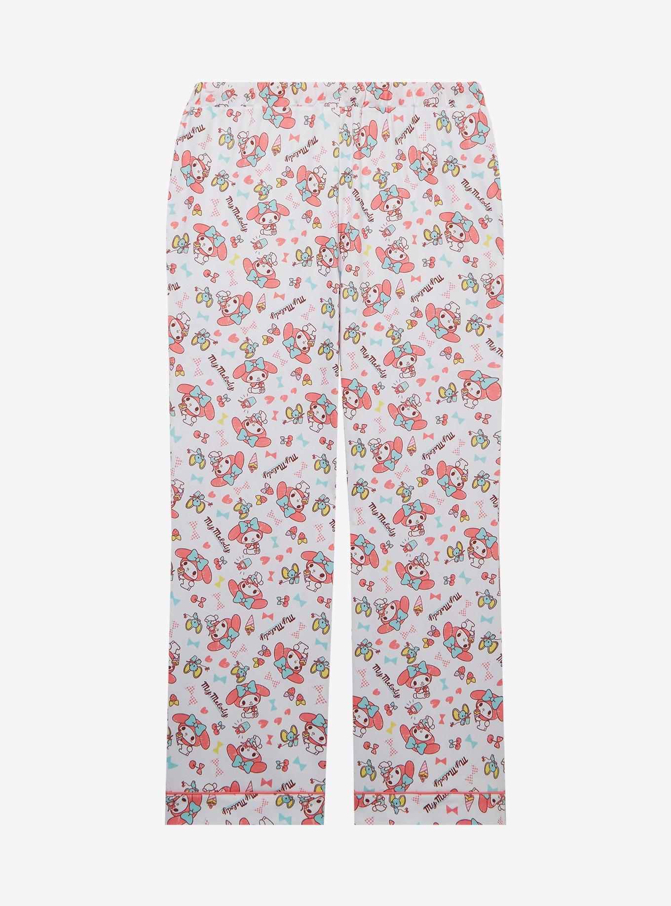 Sanrio My Melody Allover Print Women's Sleep Pants — BoxLunch Exclusive, BRIGHT WHITE, alternate