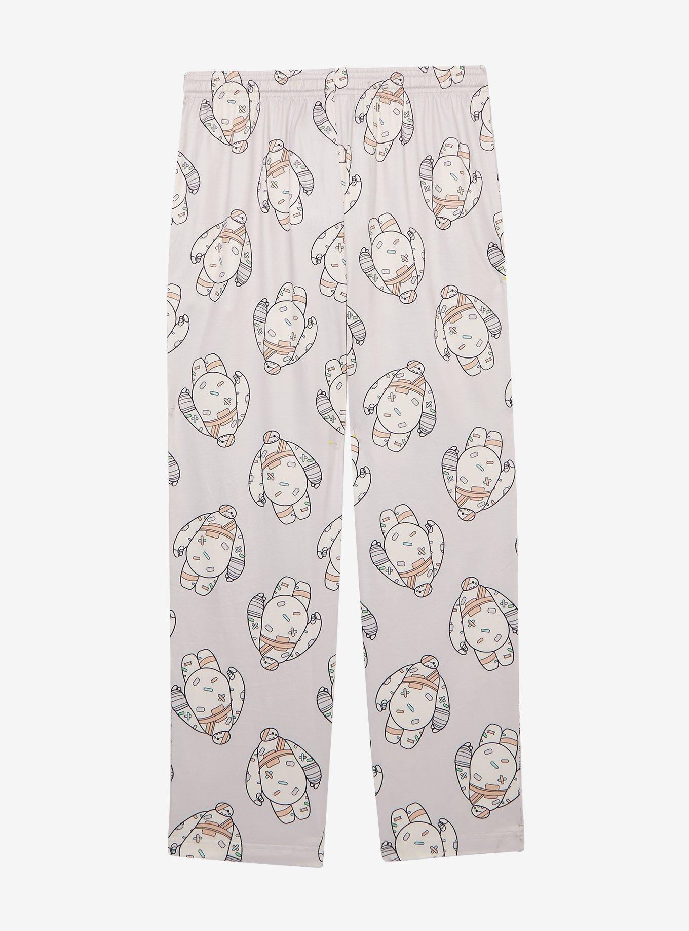 Disney Big Hero 6 Baymax Bandage Allover Print Sleep Pants — BoxLunch Exclusive, , hi-res