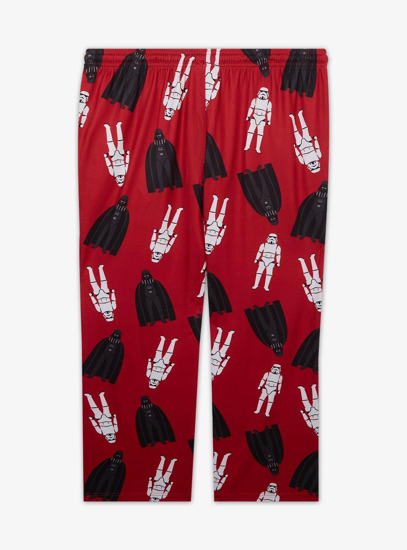 Star Wars Darth Vader & Stormtrooper Allover Print Women's Plus Size Sleep Pants — BoxLunch Exclusive, , hi-res