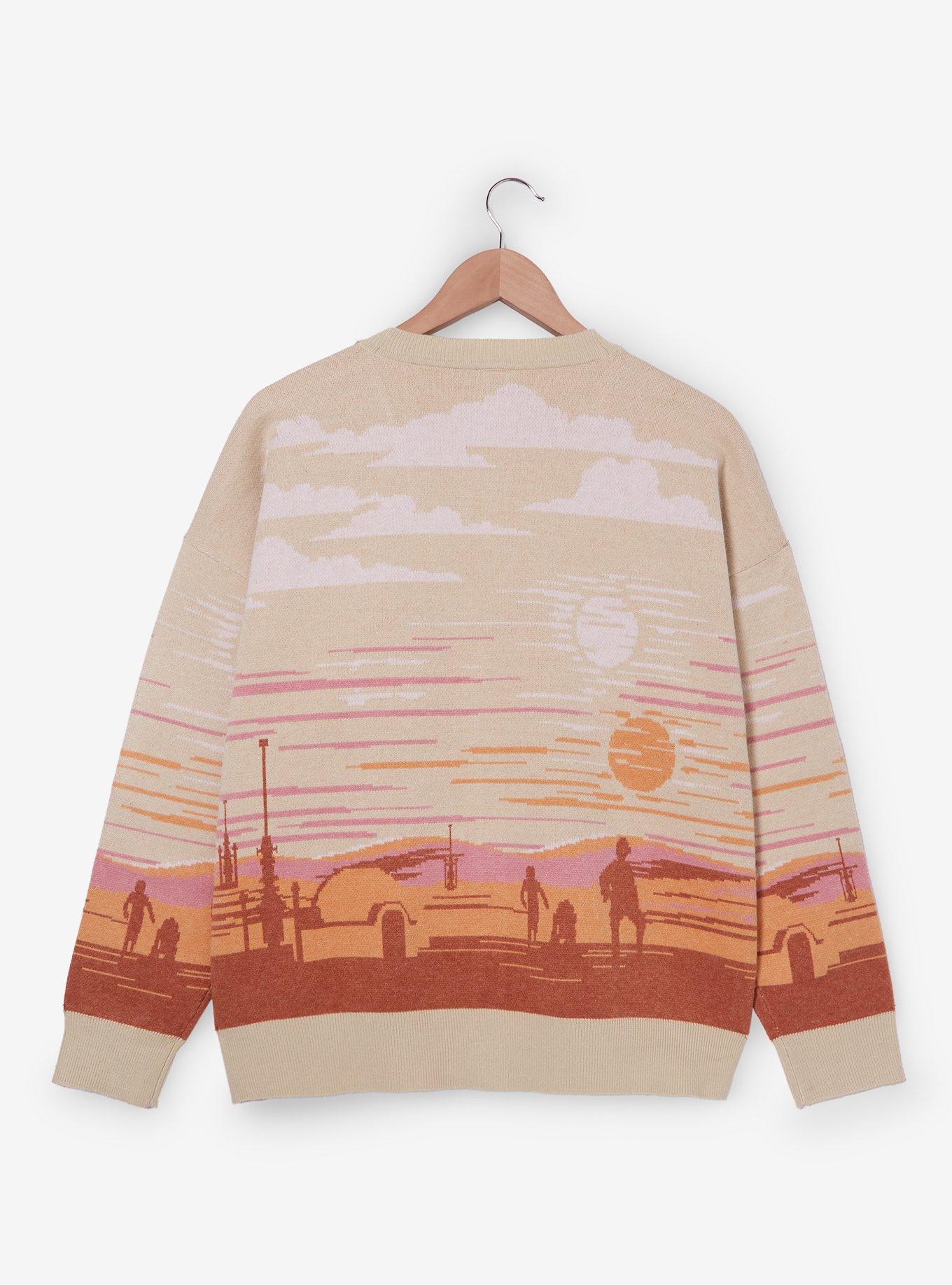 Her Universe Star Wars Tatooine Sunset Women's Plus Size Cardigan &mdash; BoxLunch Exclusive, MULTI, alternate