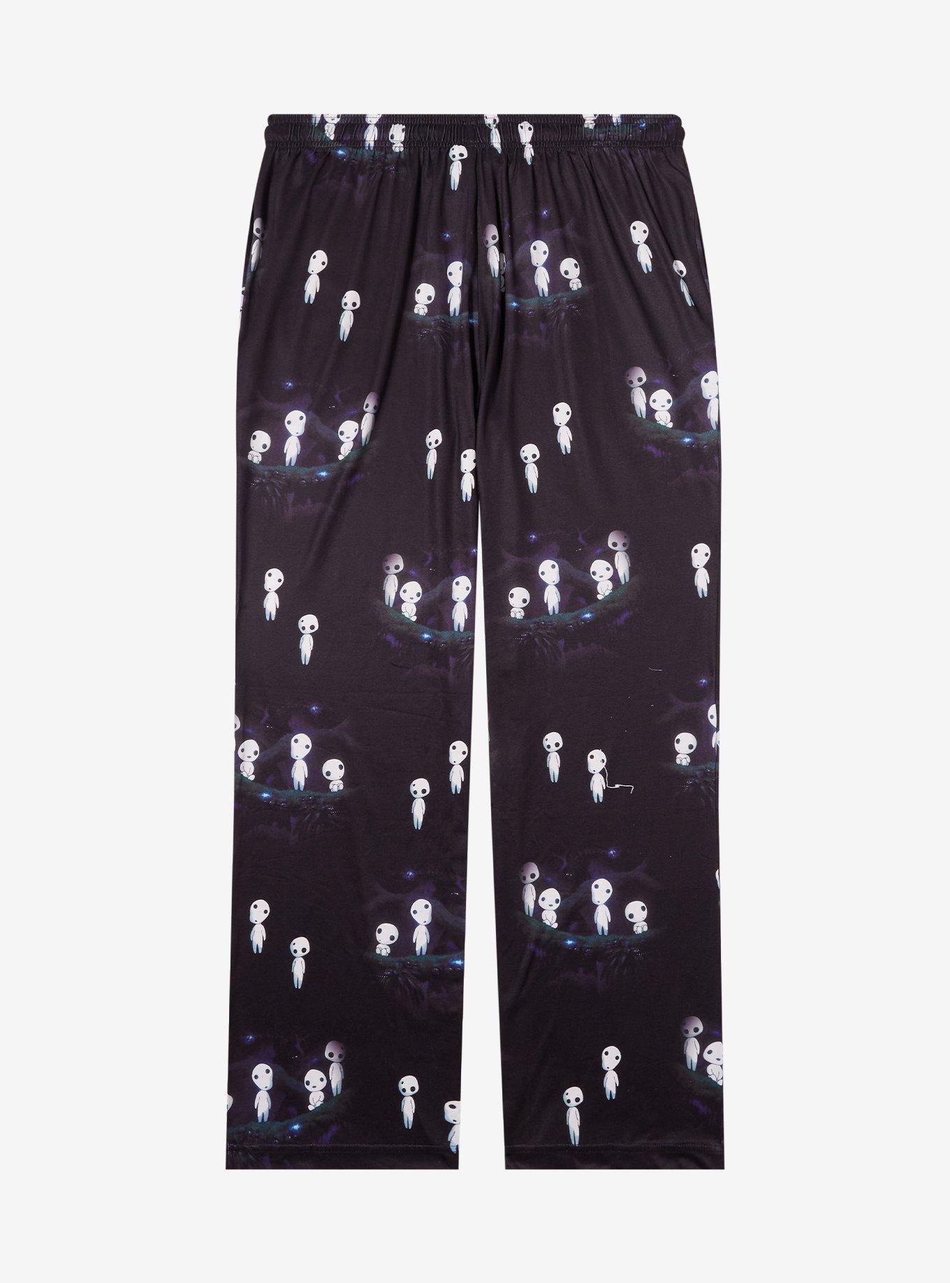 Studio Ghibli® Princess Mononoke Kodama Allover Print Sleep Pants, , hi-res