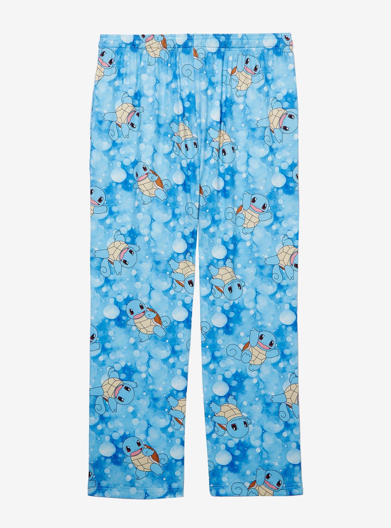 Pokémon Squirtle Bubble Allover Print Sleep Pants — BoxLunch Exclusive, , hi-res