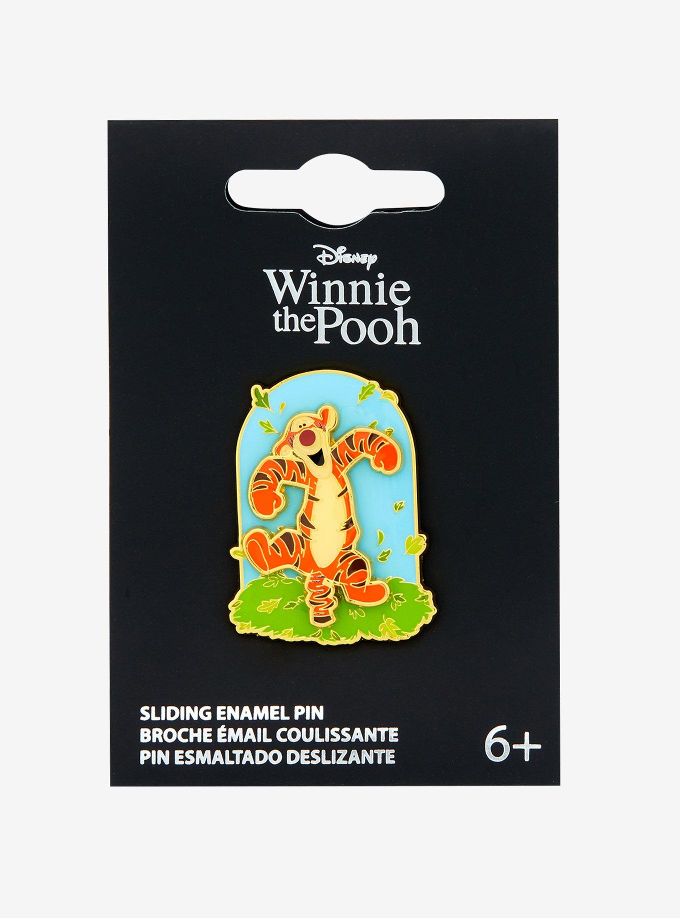 Loungefly Disney Winnie the Pooh Tigger Bouncing Enamel Pin — BoxLunch Exclusive, , hi-res