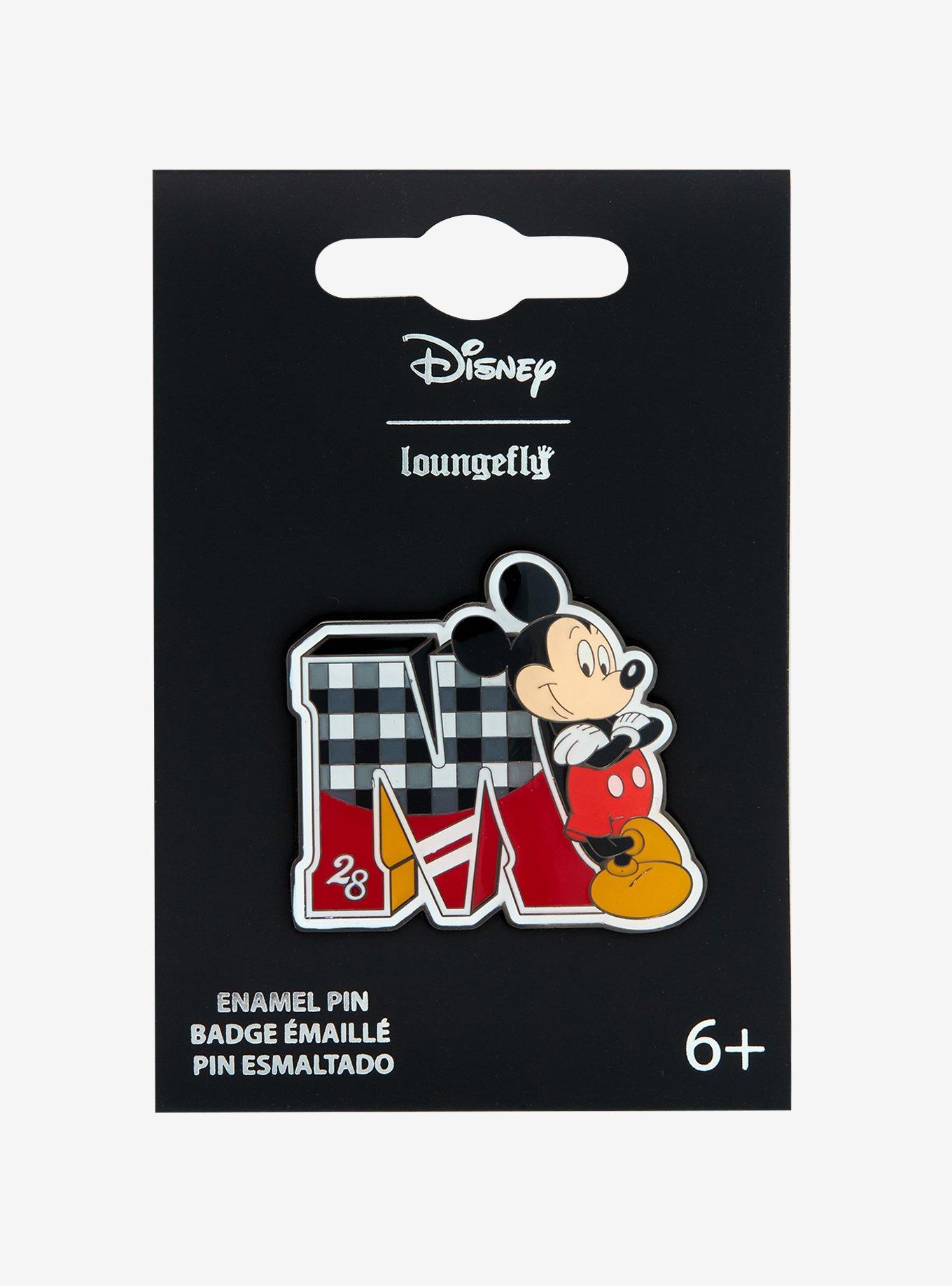 Loungefly Disney Mickey Mouse Varsity Letter Enamel Pin — BoxLunch Exclusive, , hi-res