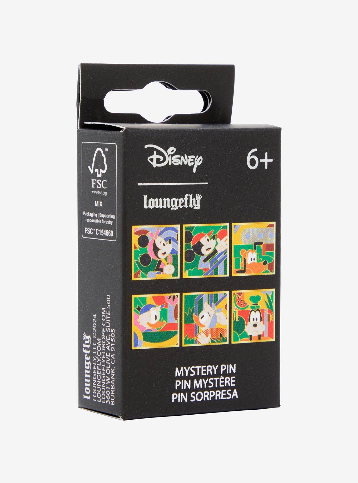 Loungefly Disney Mickey Mouse and Friends Artwork Blind Box Enamel Pin - BoxLunch Exclusive, , hi-res