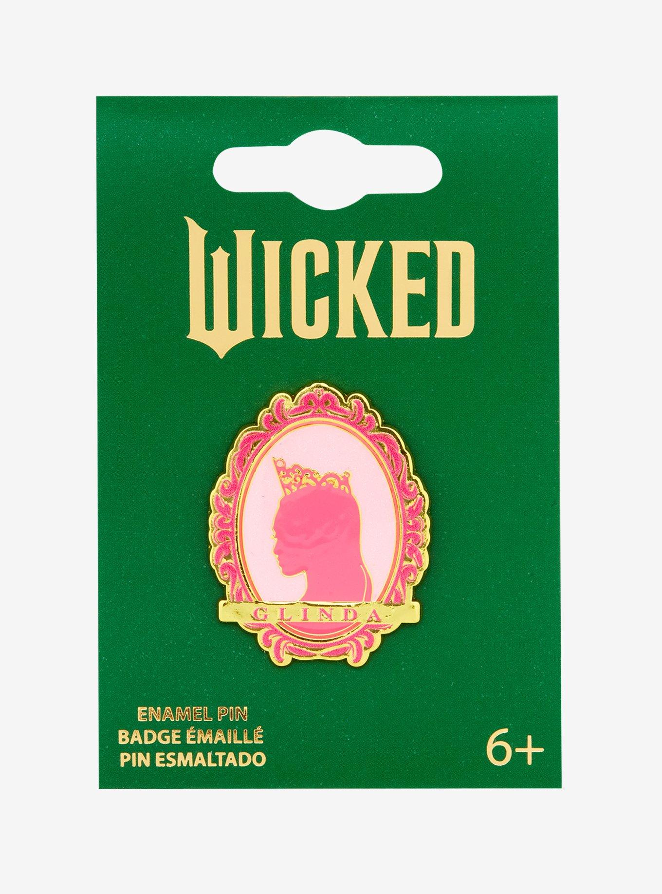 Loungefly Wicked Glinda Glitter Frame Enamel Pin - BoxLunch Exclusive, , alternate
