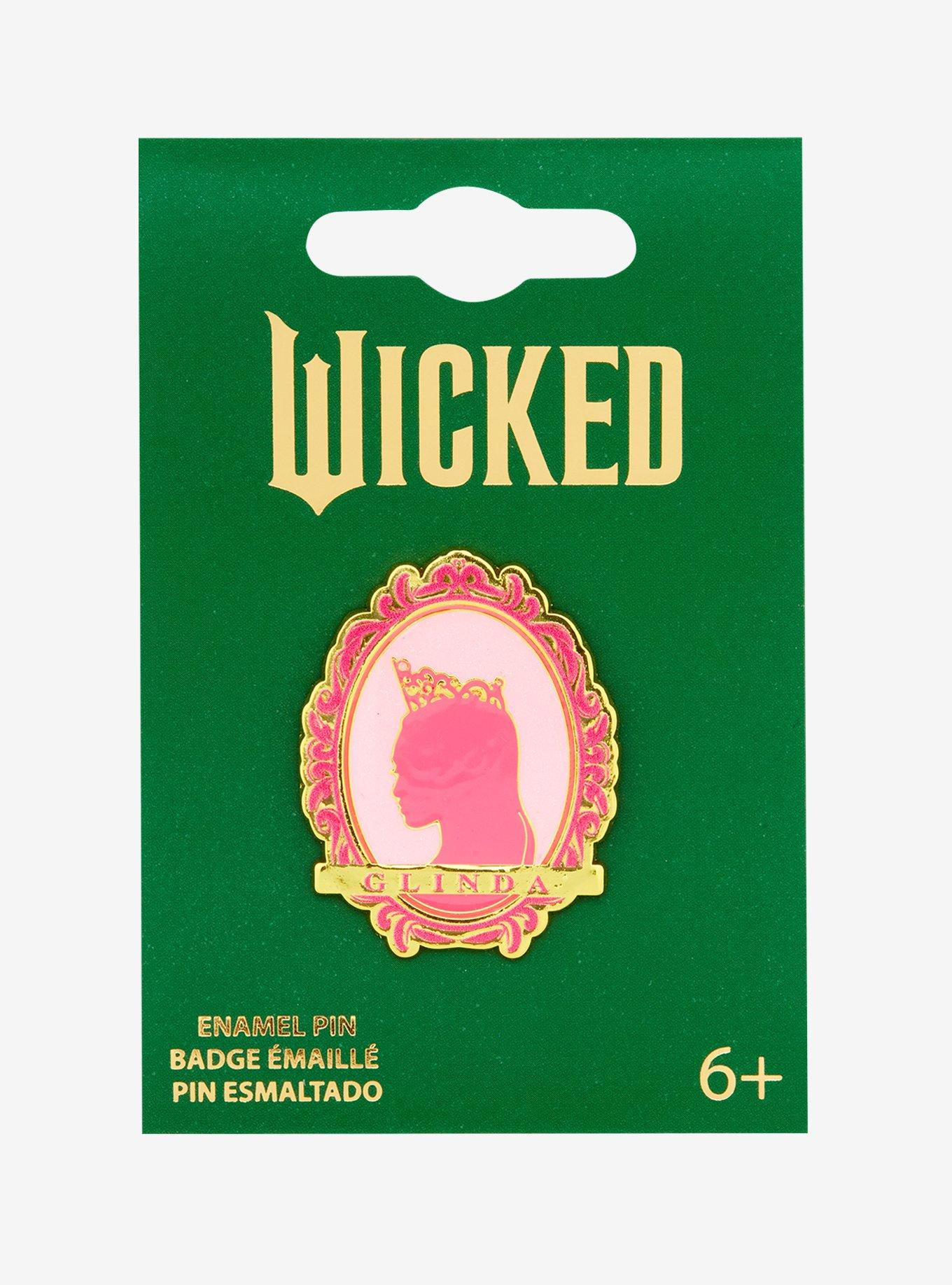 Loungefly Wicked Glinda Glitter Frame Enamel Pin - BoxLunch Exclusive, , hi-res