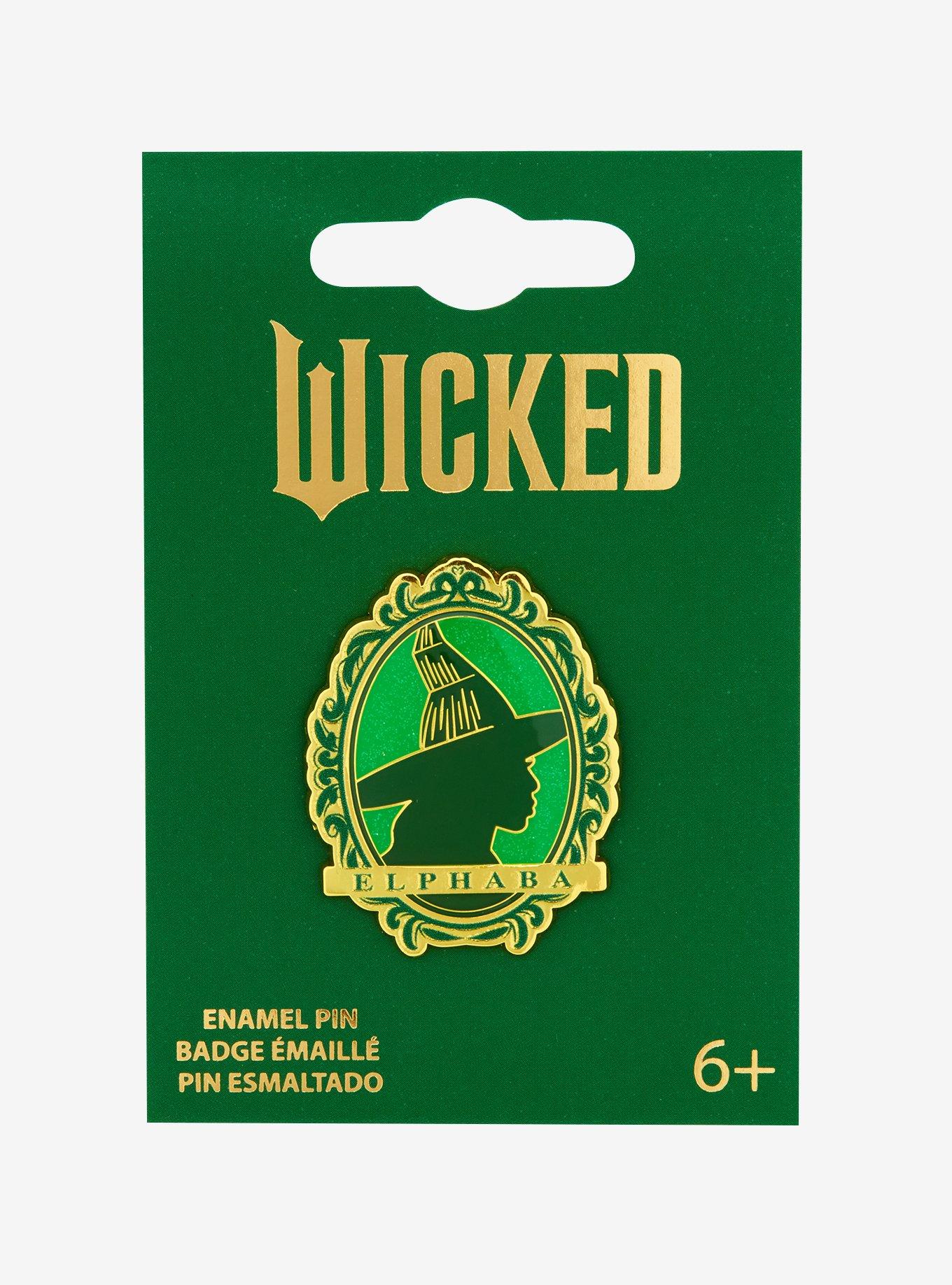 Loungefly Wicked Elphaba Glitter Frame Enamel Pin - BoxLunch Exclusive, , hi-res