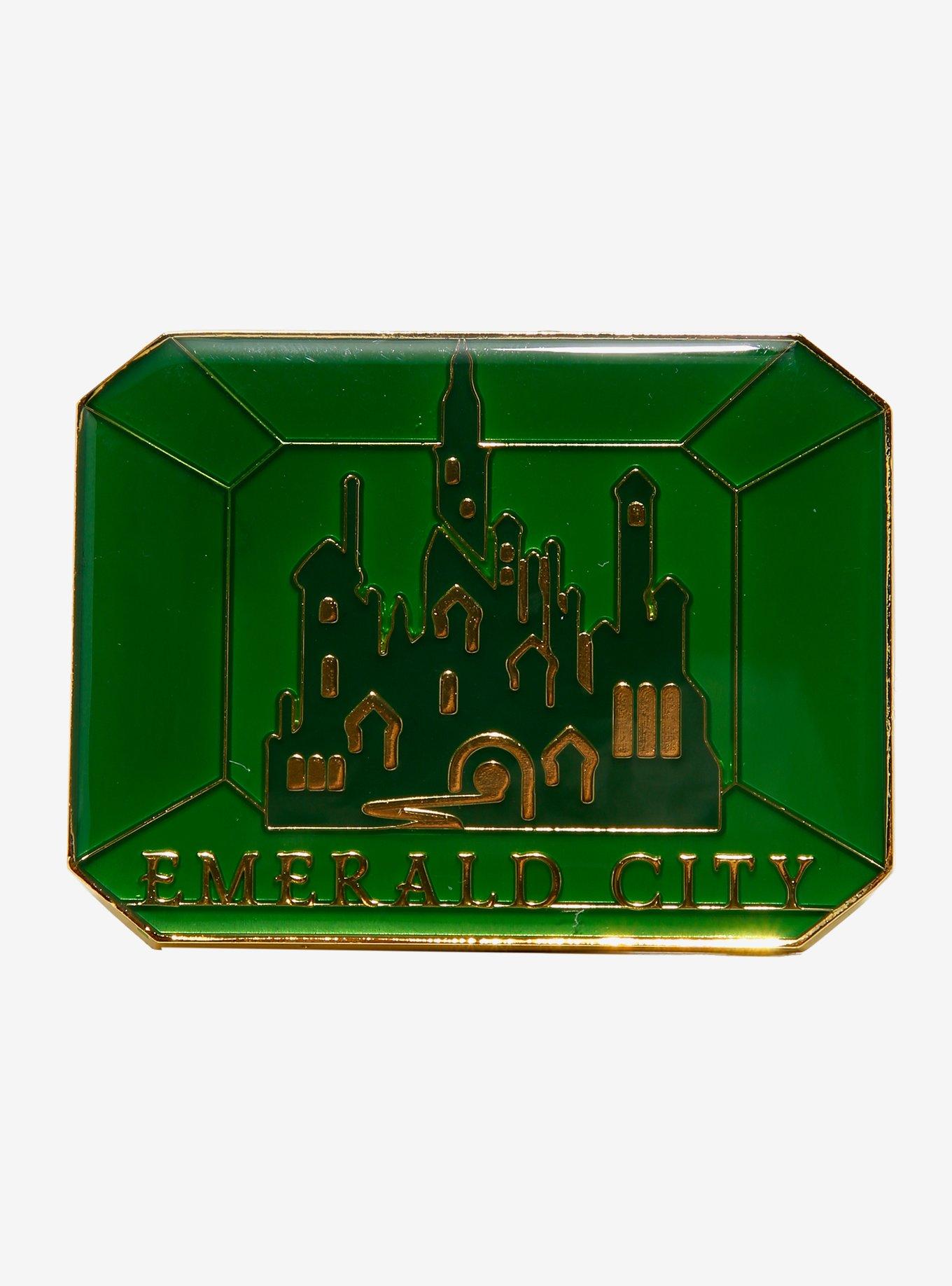 Loungefly Wicked Emerald City Stained Glass Enamel Pin - BoxLunch Exclusive, , hi-res