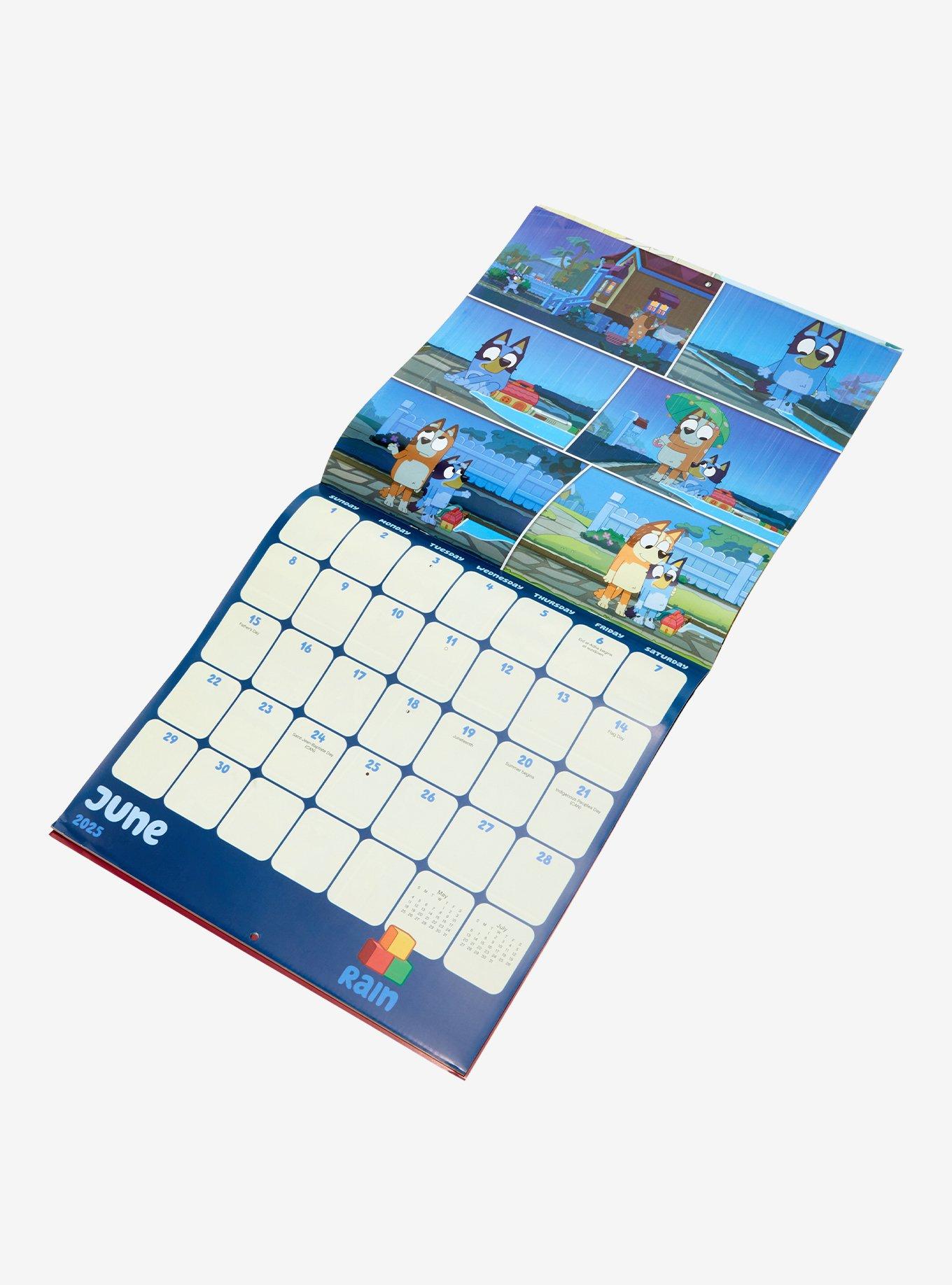 Bluey Heeler Family 2025 Calendar, , alternate