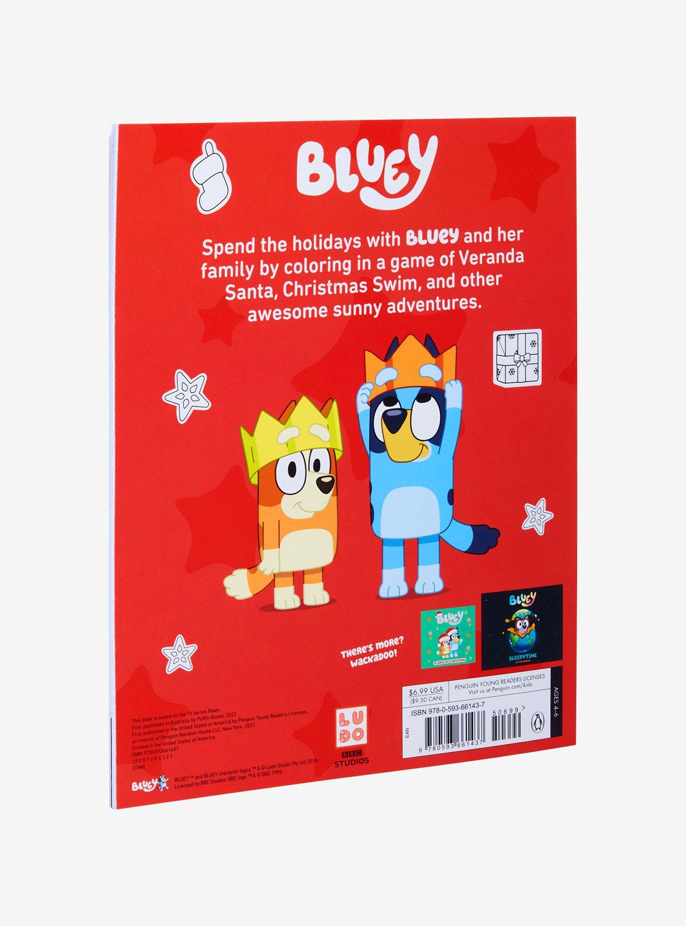 Bluey Merry Christmas Coloring Book, , alternate