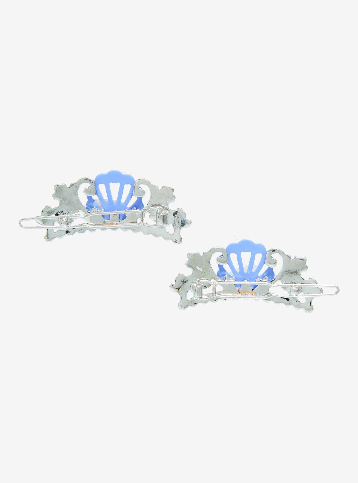 Disney The Little Mermaid Ariel Seashell Crown Barrette Set, , alternate