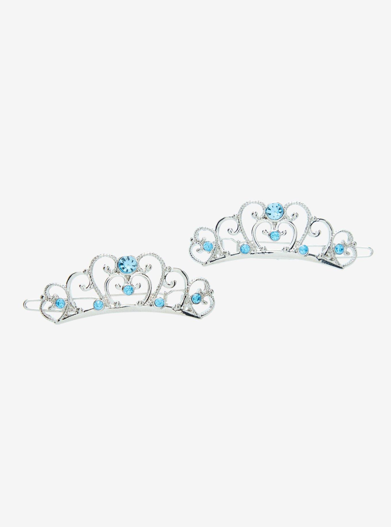 Disney Cinderella Crown Rhinestone Barrette Set, , alternate