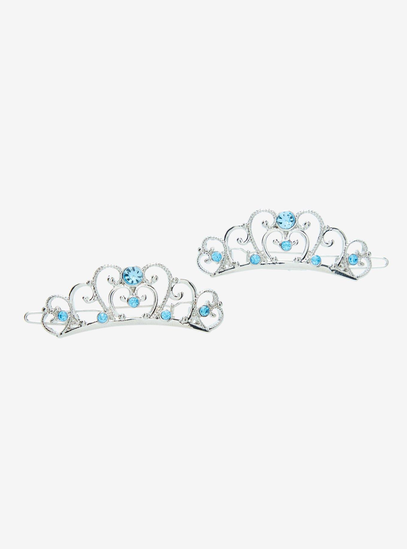 Disney Cinderella Crown Rhinestone Barrette Set, , hi-res