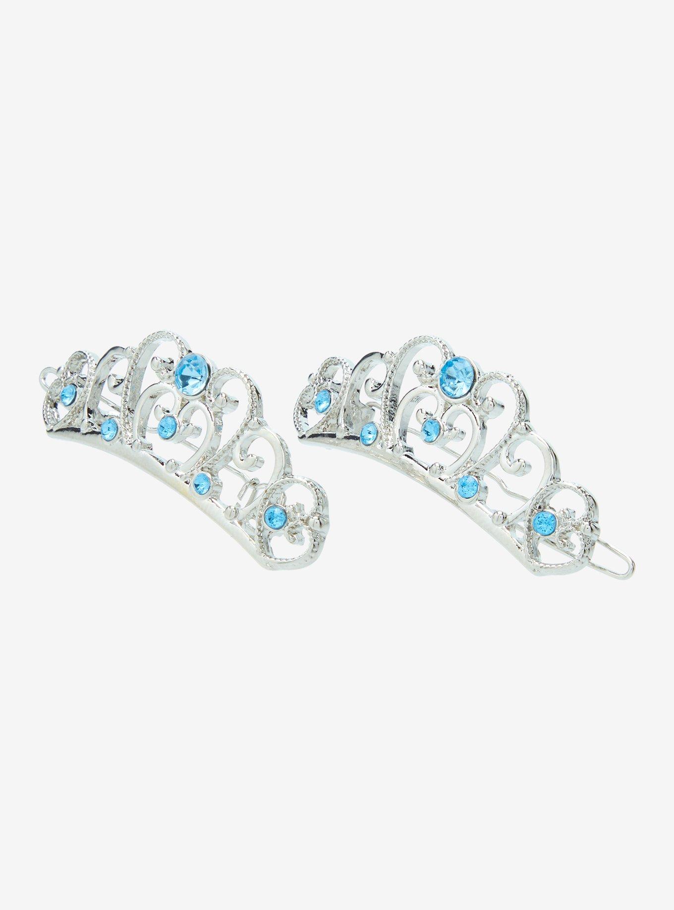 Disney Cinderella Crown Rhinestone Barrette Set, , alternate