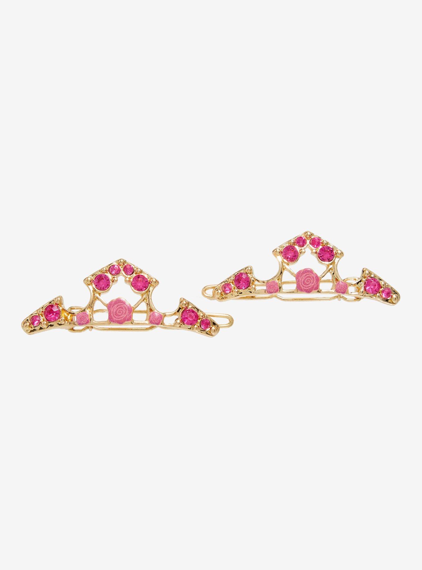 Disney Sleeping Beauty Aurora Crown Barrette Set, , alternate