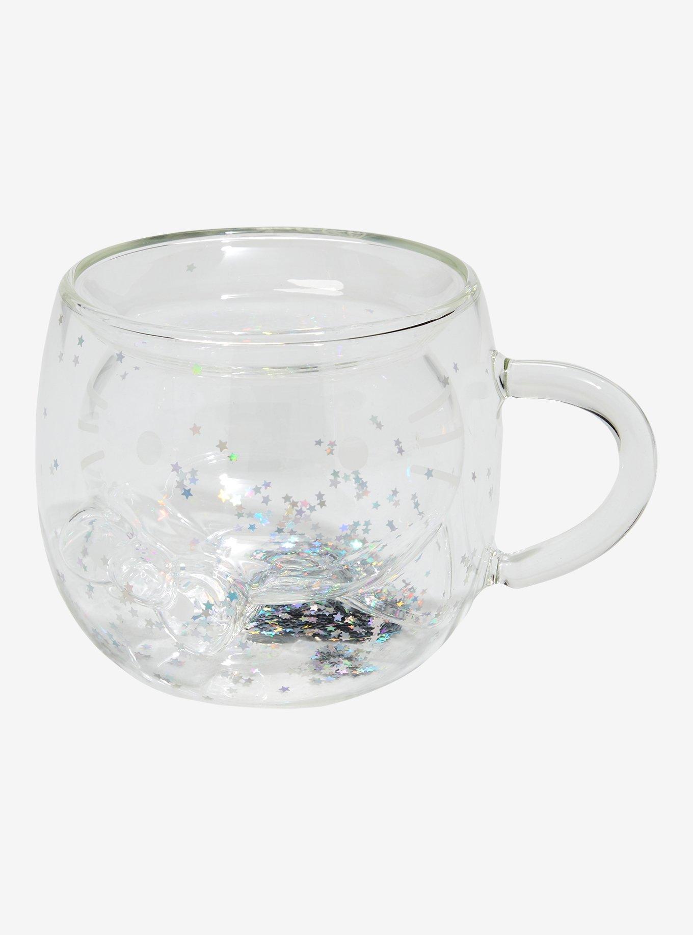 Sanrio Hello Kitty Head Confetti-Filled Glass Mug, , alternate