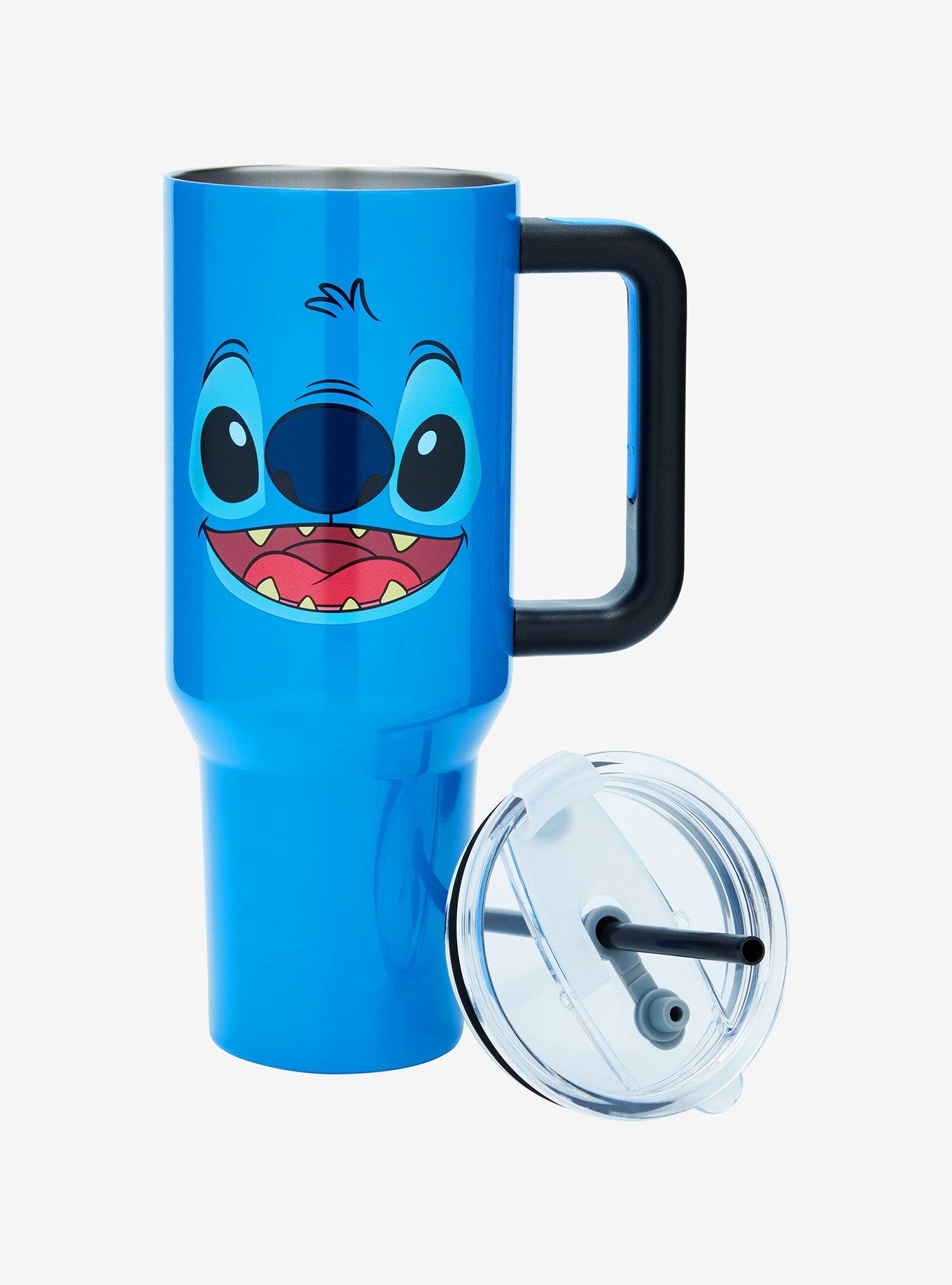 Disney Lilo & Stitch Face Straw Tumbler with Handle, , alternate