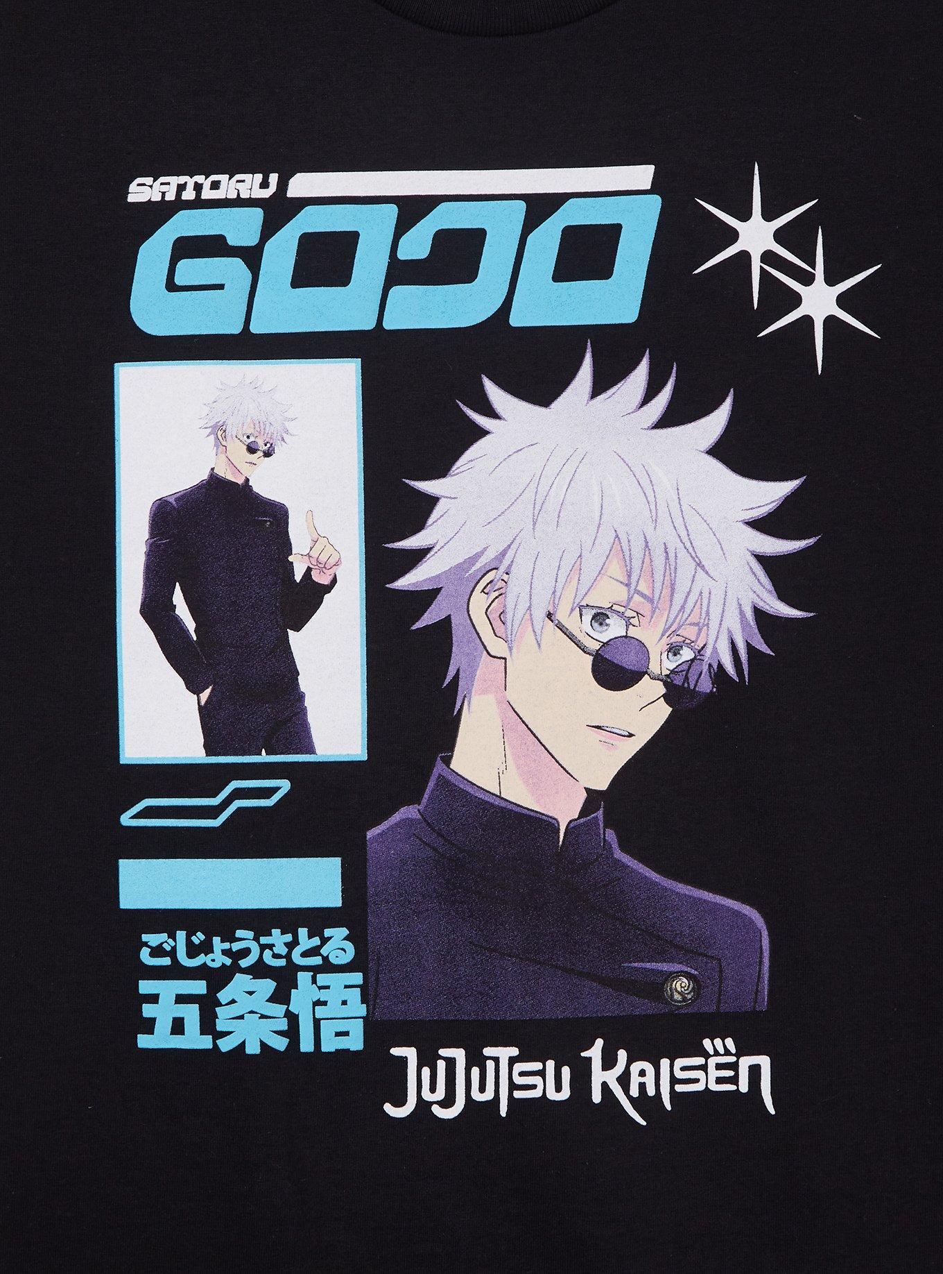 Jujutsu Kaisen Satoru Gojo Multi-Portrait T-Shirt - BoxLunch Exclusive, BLACK, alternate