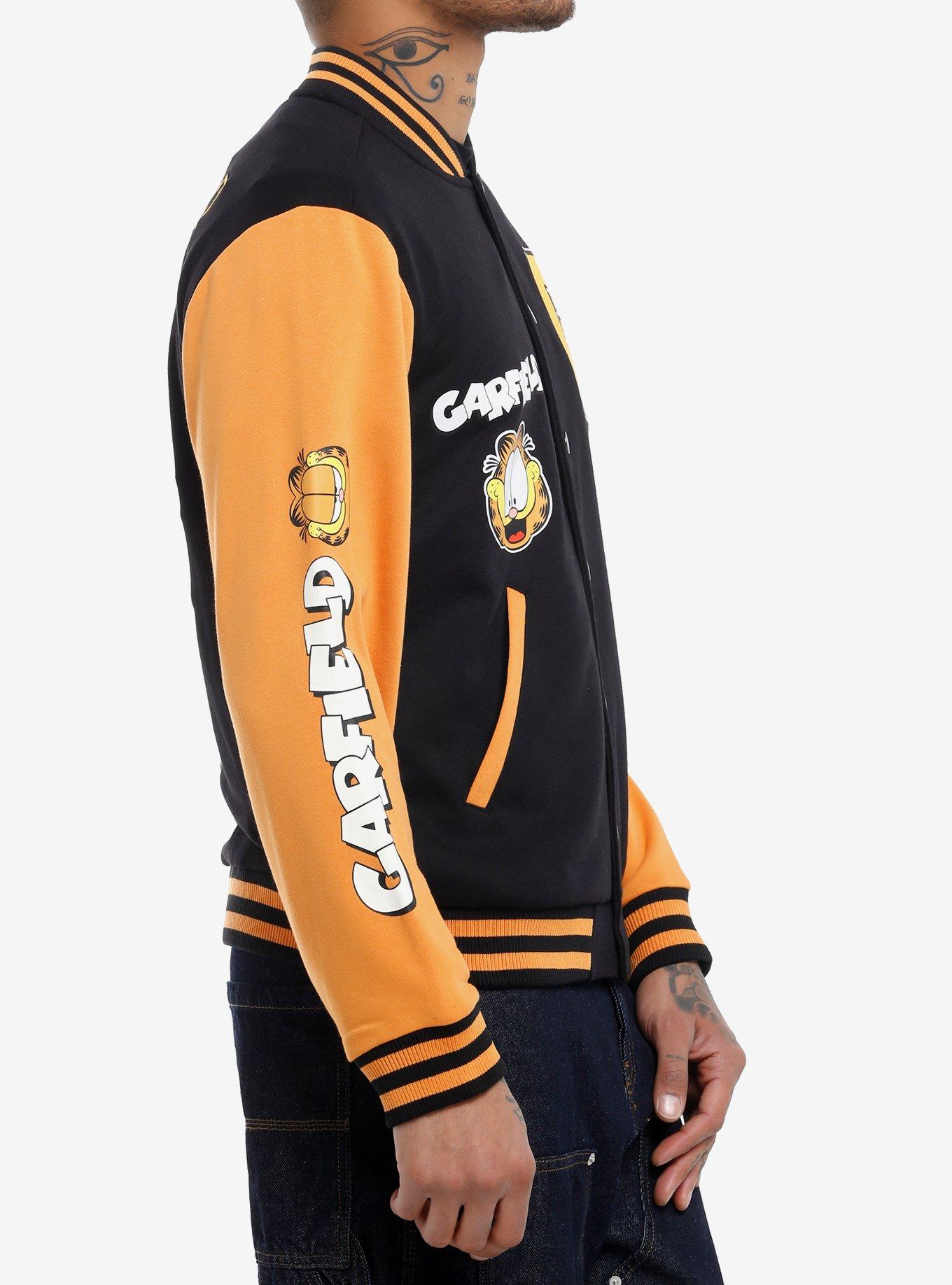 Garfield Varsity Jacket, ORANGE, alternate