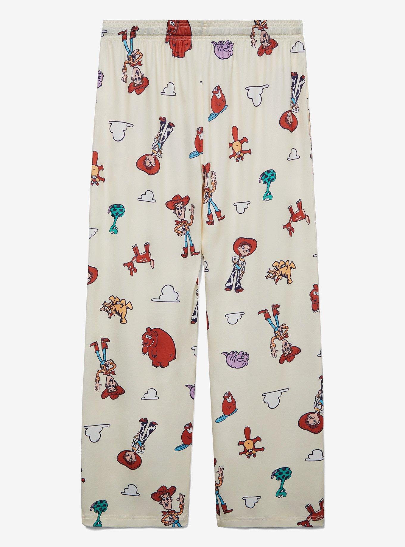 Disney Pixar Toy Story Critters Allover Print Women's Sleep Pants, OATMEAL, alternate