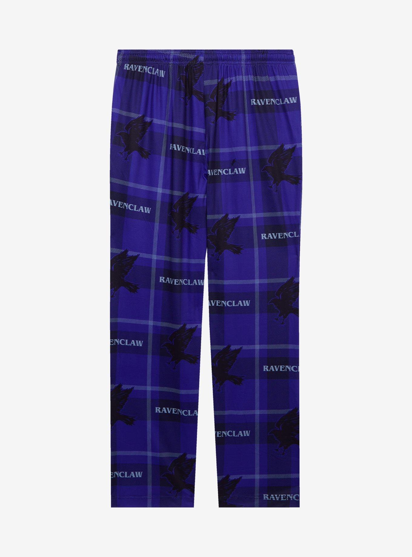 Harry Potter Ravenclaw Plaid Allover Print Sleep Pants — BoxLunch Exclusive, , hi-res