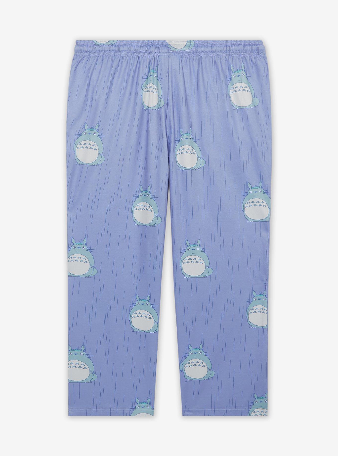 Studio Ghibli® My Neighbor Totoro Raining Totoro Allover Print Women's Plus Size Sleep Pants - BoxLunch Exclusive, , hi-res