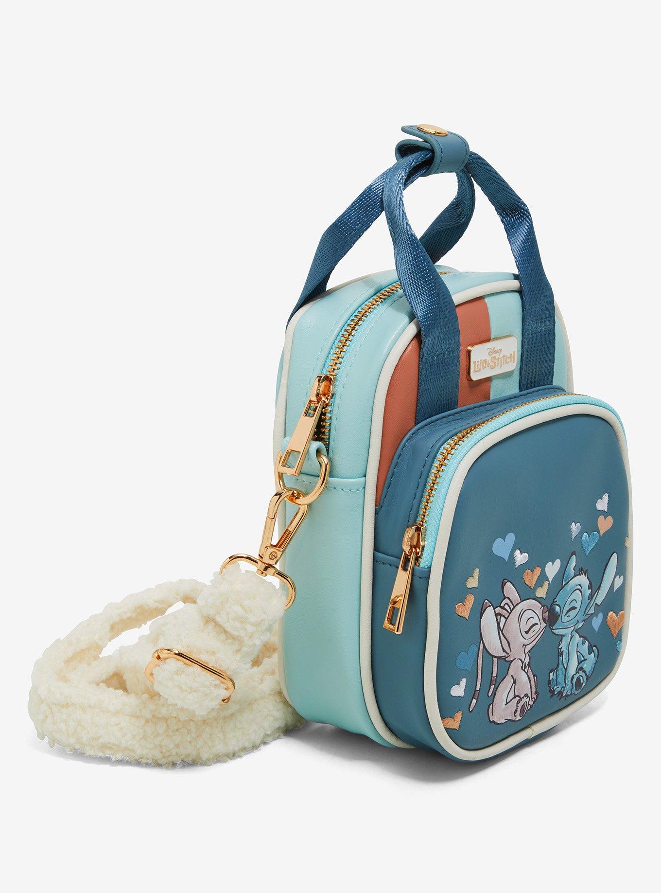 Disney Lilo & Stitch Angel & Stitch Heart Crossbody Bag — BoxLunch Exclusive, , alternate