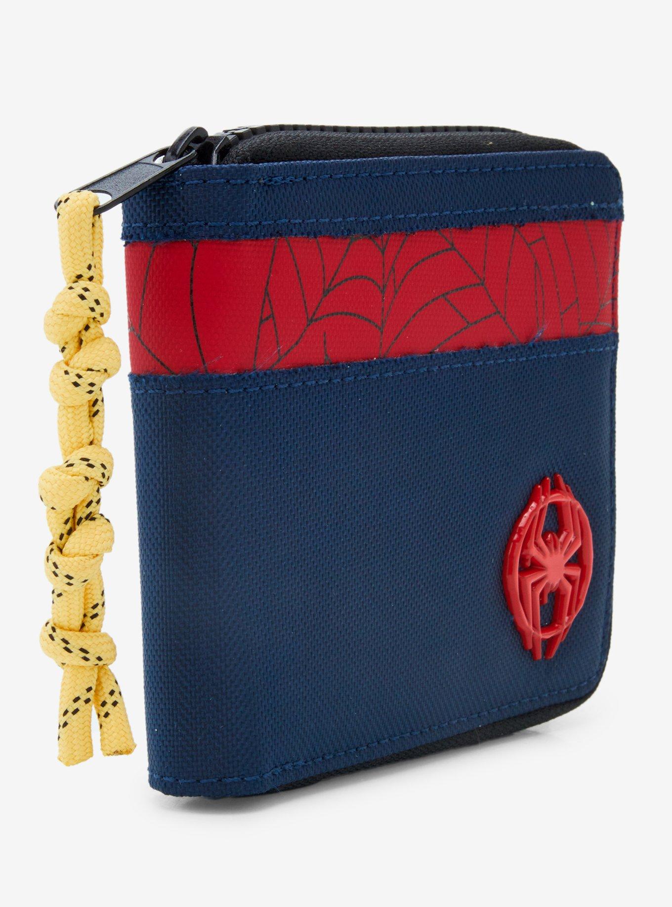 Marvel Spider-Man: Into the Spider-Verse Miles Morales Small Zip Wallet - BoxLunch Exclusive, , alternate